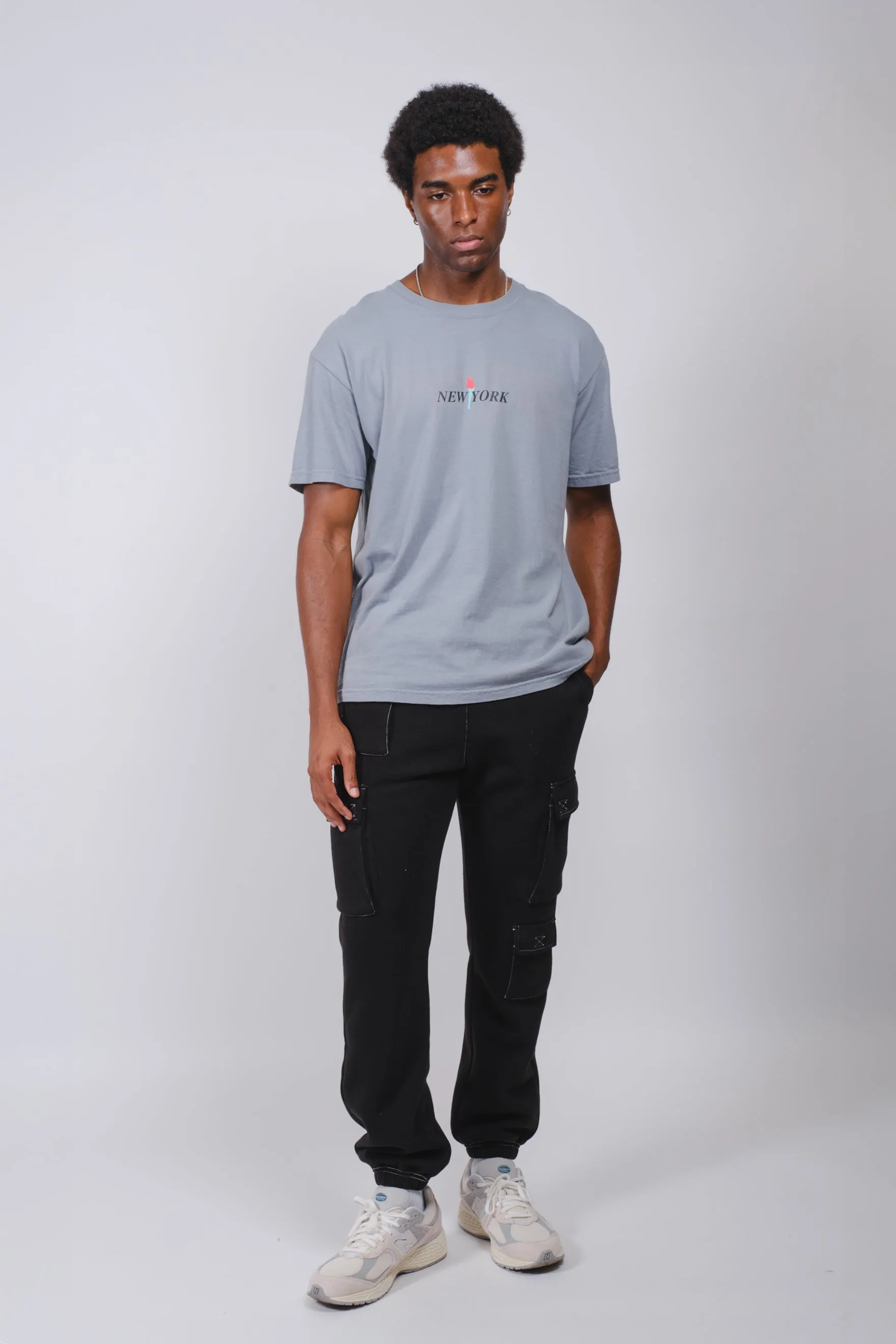 Contrast Stitch Cargo Sweatpant sold by Brooklyn Cloth product image thumbnail 5