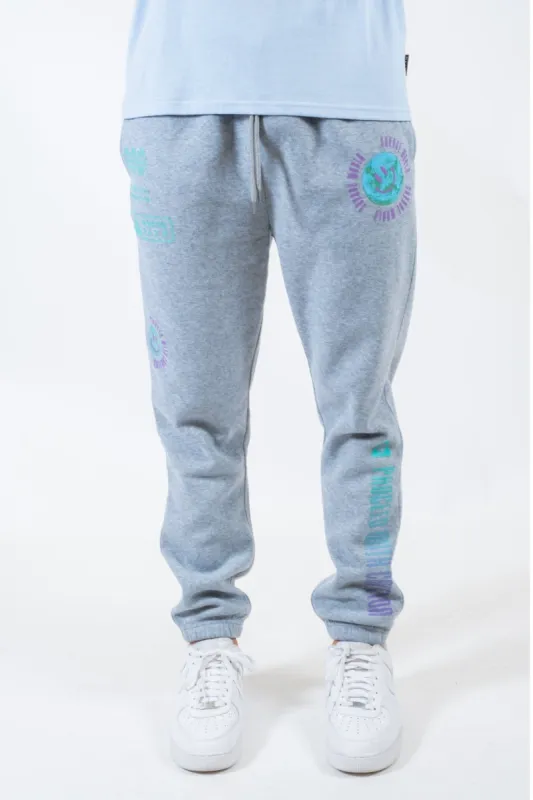 Heather Grey Gradient Print Sweatpants sold by Brooklyn Cloth