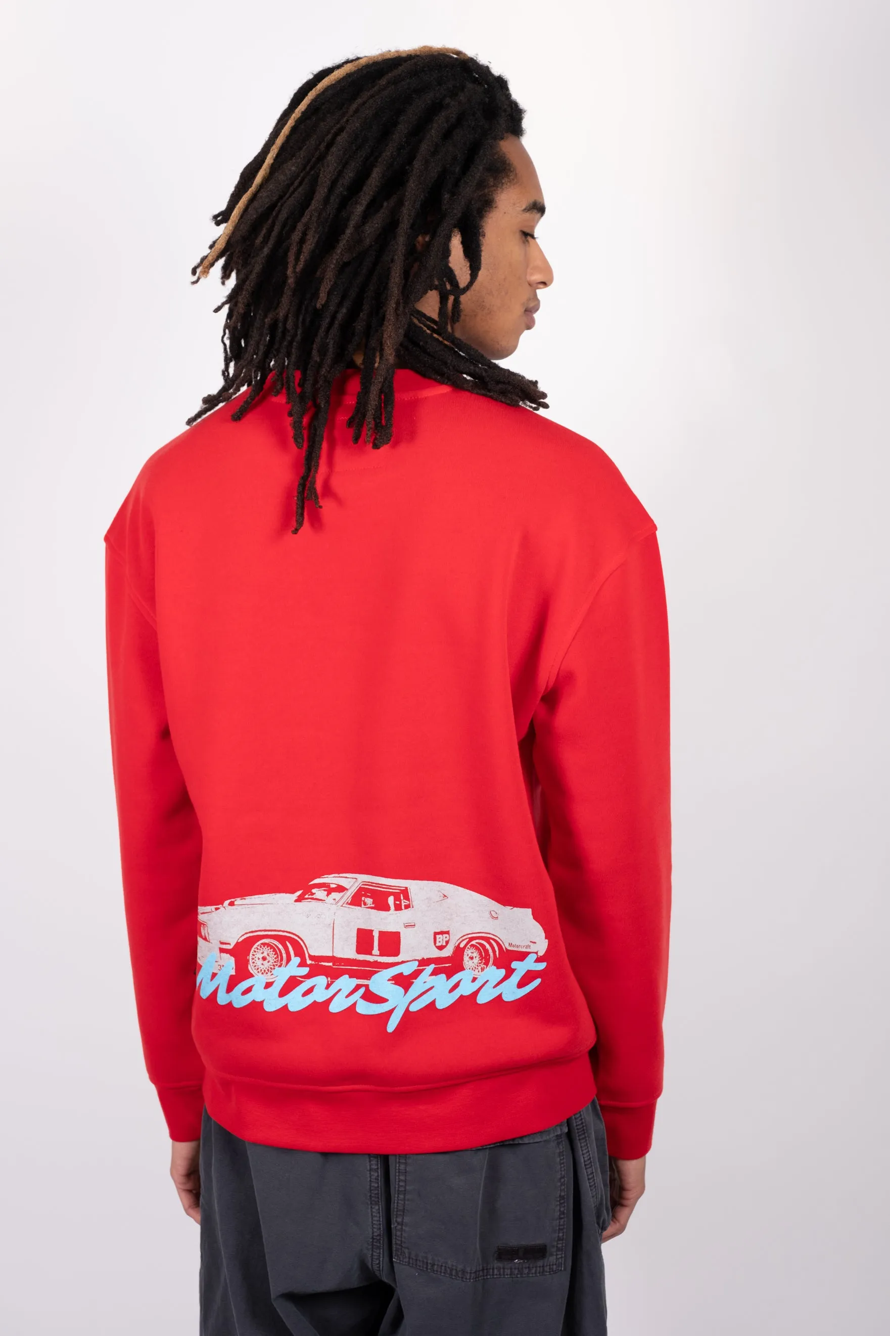 Most Wanted Motorsport Crew Neck Sweatshirt sold by Brooklyn Cloth