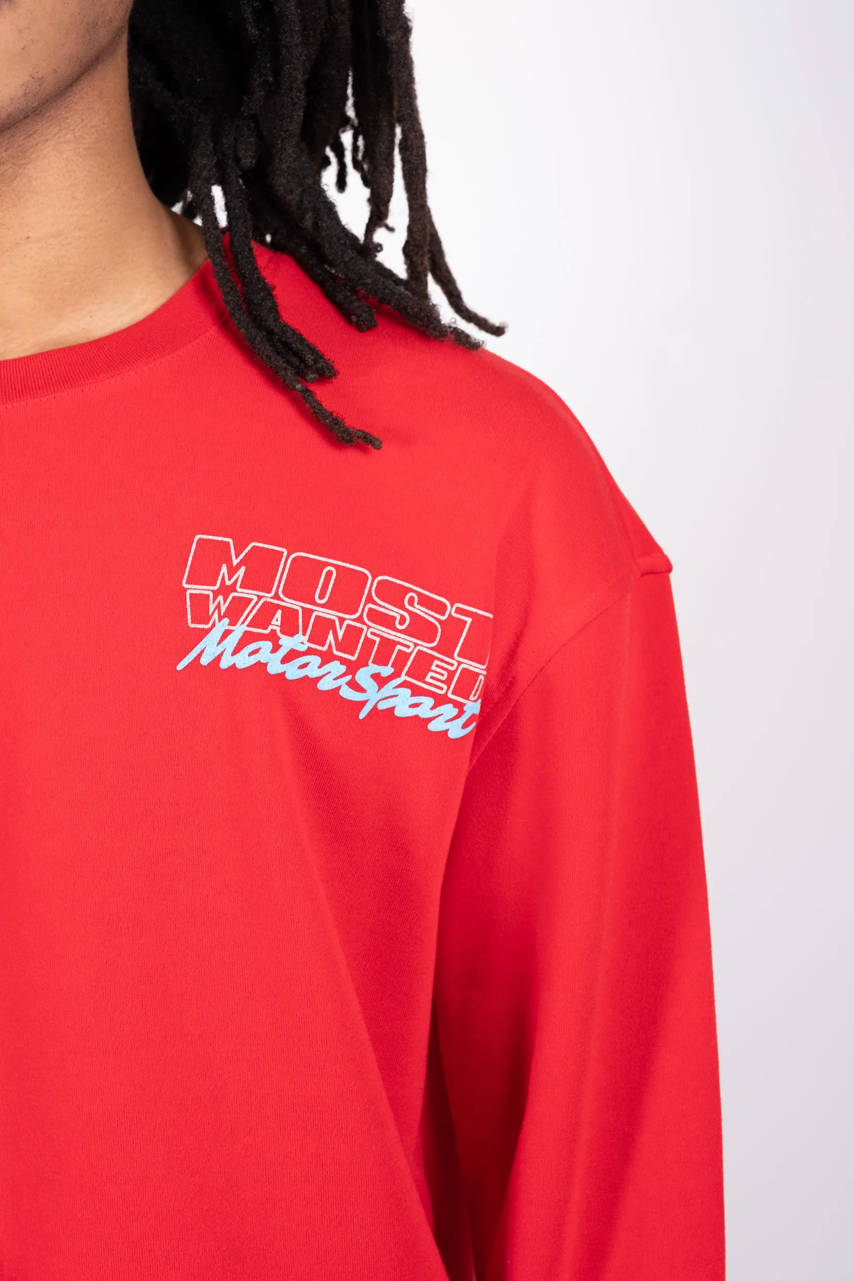 Most Wanted Motorsport Crew Neck Sweatshirt sold by Brooklyn Cloth product image thumbnail 4