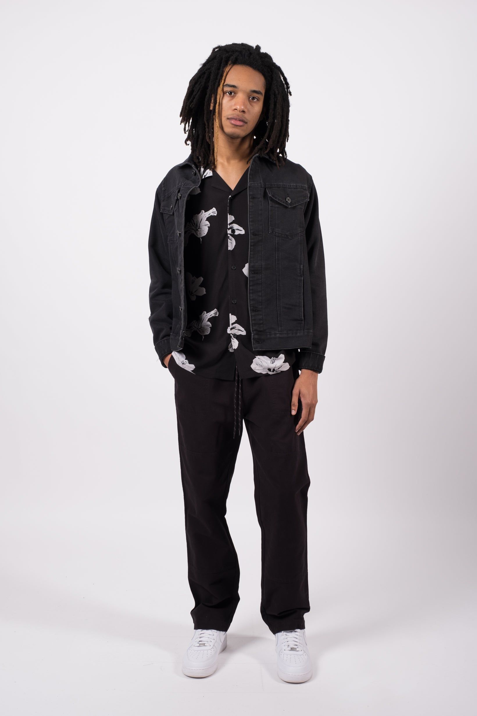 Photo Flowers Rayon Shirt sold by Brooklyn Cloth product image thumbnail 5