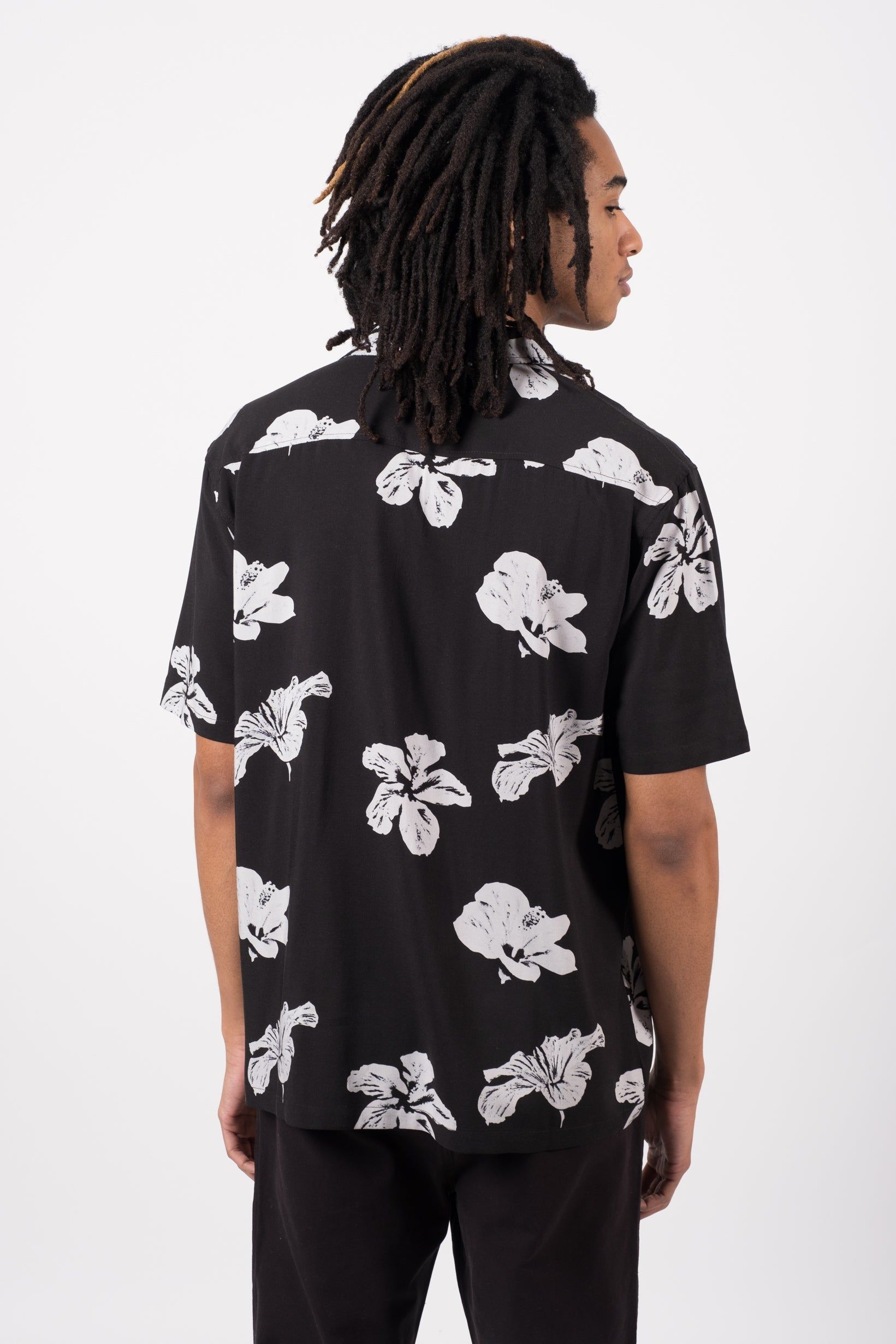 Photo Flowers Rayon Shirt sold by Brooklyn Cloth product image thumbnail 3