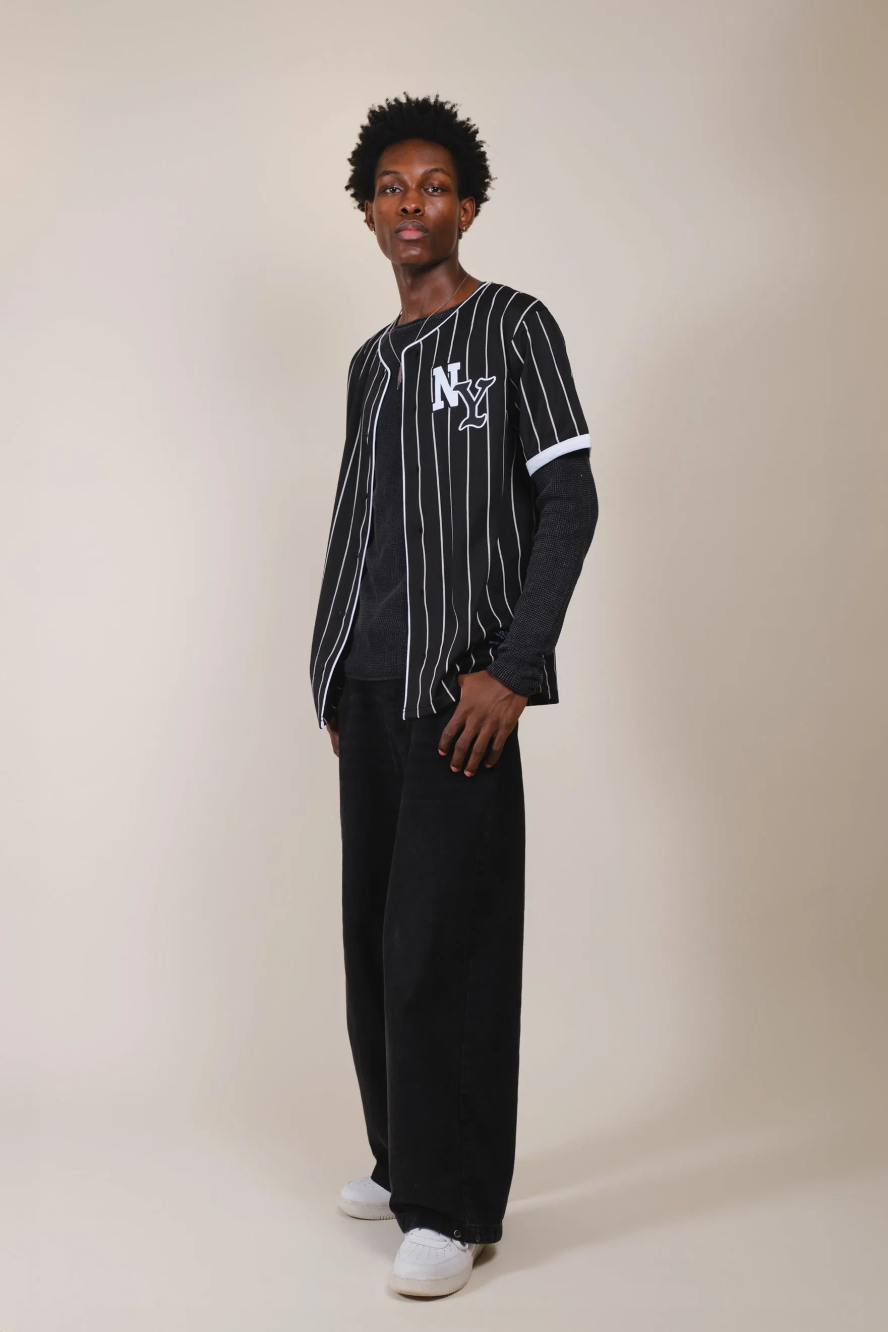 NY Pinstripe Baseball Jersey sold by Brooklyn Cloth product image thumbnail 5
