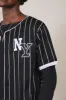 NY Pinstripe Baseball Jersey sold by Brooklyn Cloth