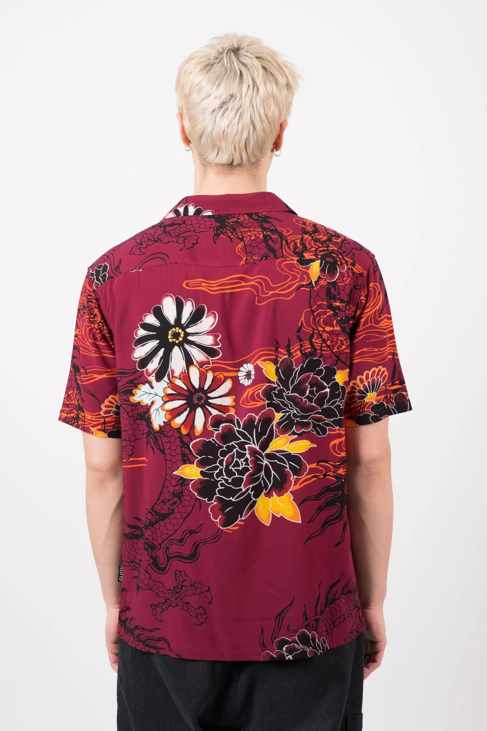 Brushed Florals Rayon Shirt sold by Brooklyn Cloth product image thumbnail 4