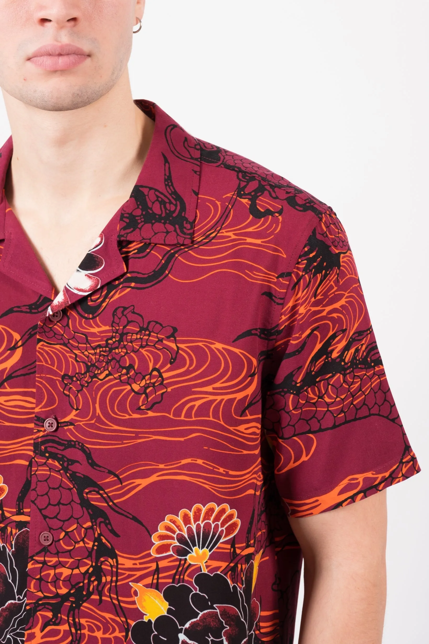 Brushed Florals Rayon Shirt sold by Brooklyn Cloth product image thumbnail 5