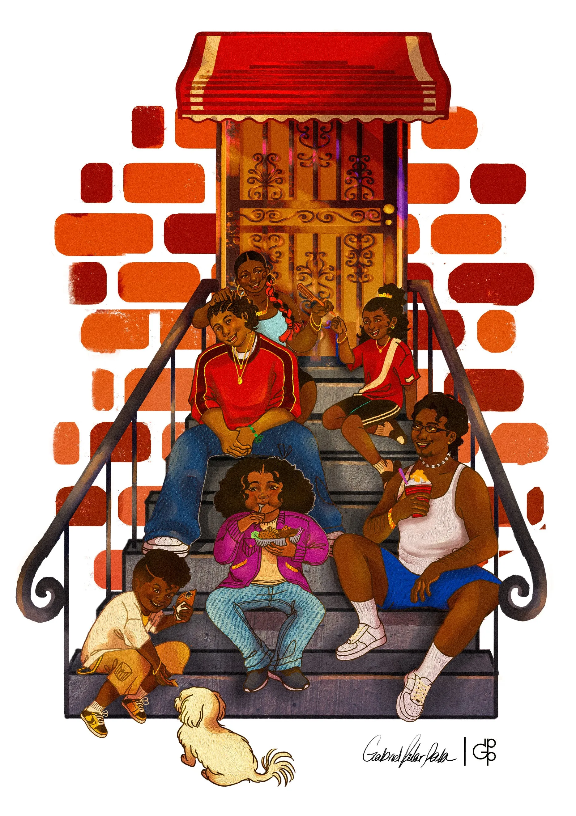 GPP x Brooklyn Cloth: On the Stoop Tote Bag sold by Brooklyn Cloth product image thumbnail 2