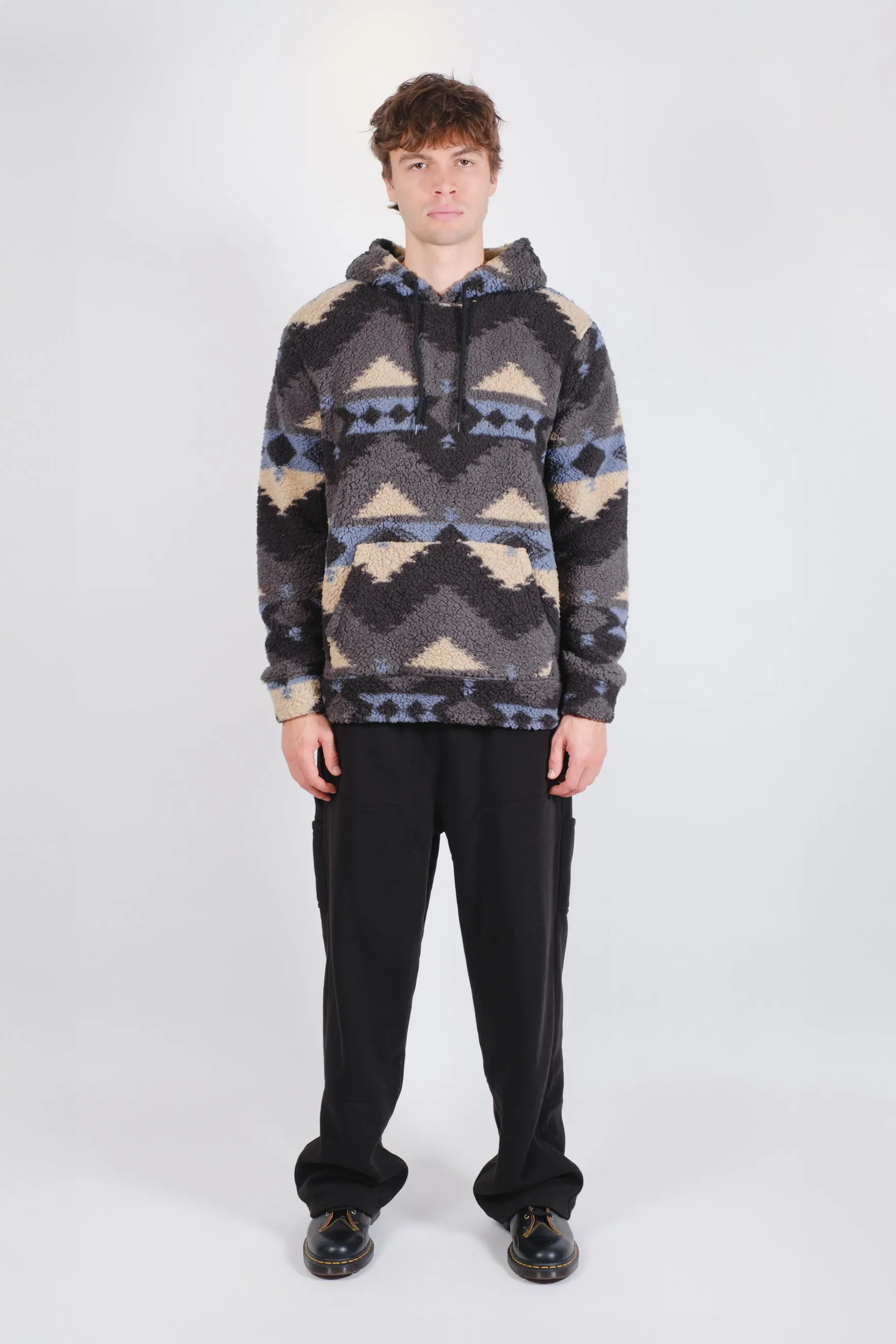 Native Stamp Sherpa Hoodie sold by Brooklyn Cloth product image thumbnail 5