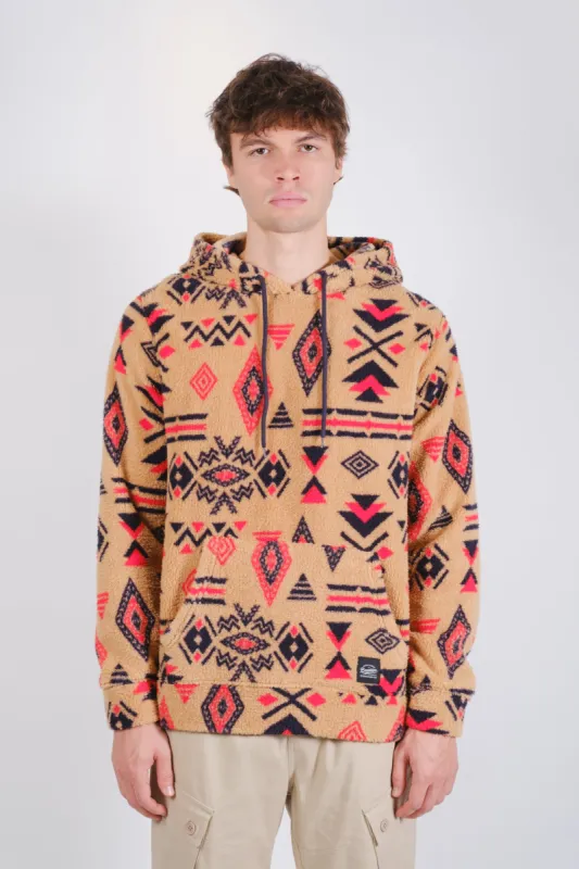 Tribal Sherpa Hoodie sold by Brooklyn Cloth