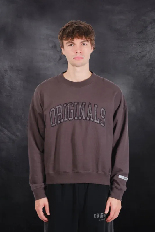 Originals Satin Applique Crew sold by Brooklyn Cloth