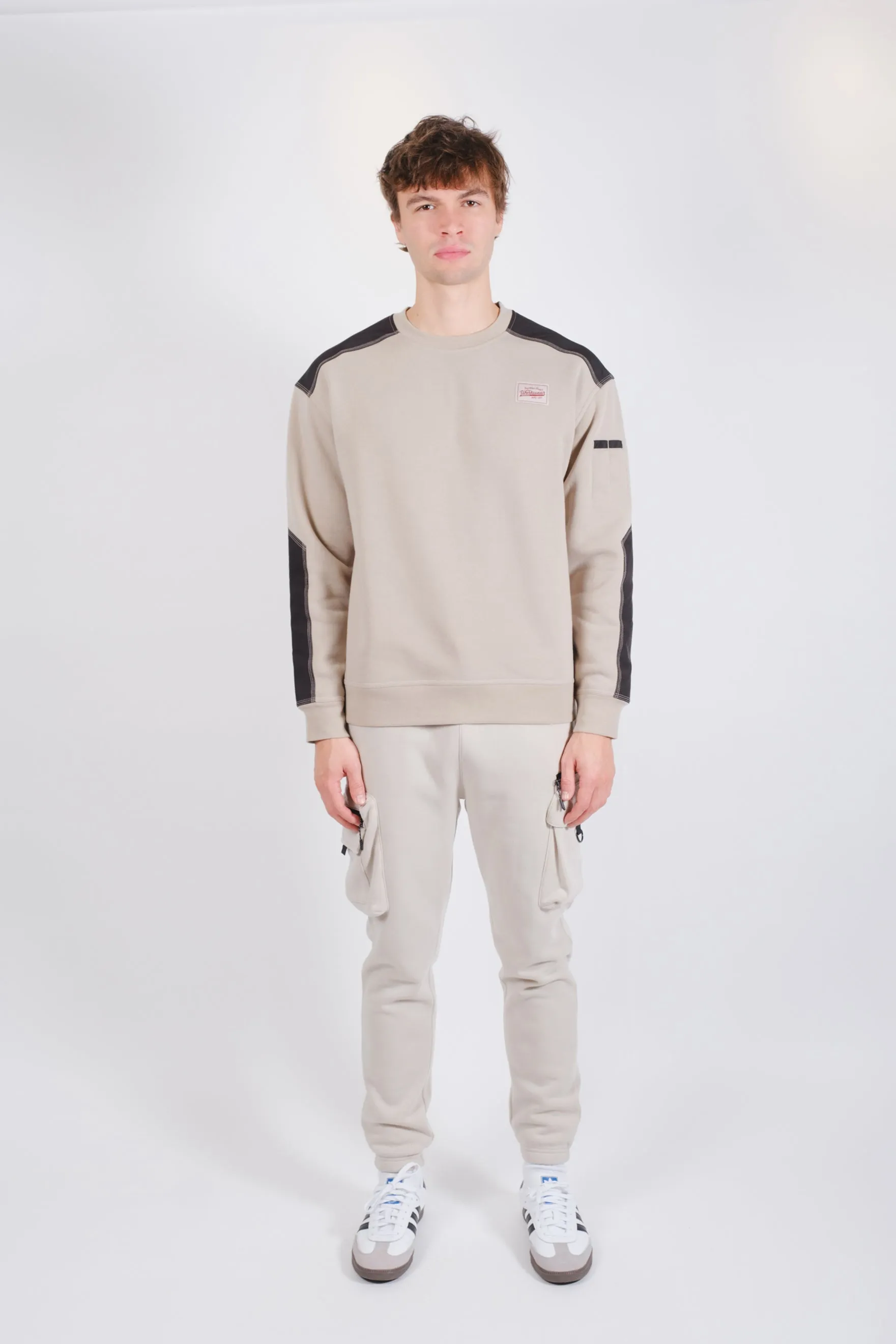 Workwear Blocked Fleece Crew sold by Brooklyn Cloth product image thumbnail 3