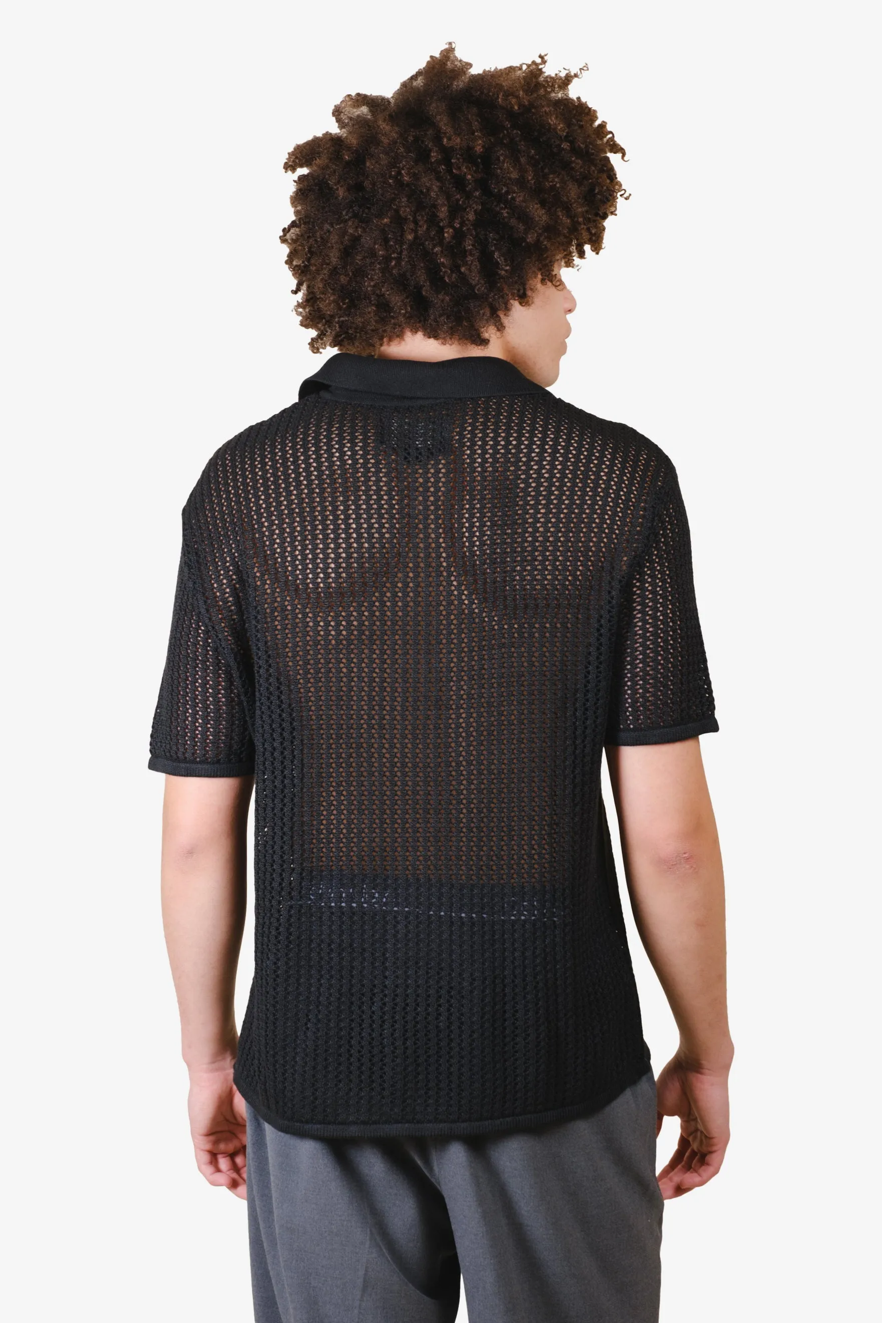 Loose Knit Camp Shirt sold by Brooklyn Cloth product image thumbnail 3