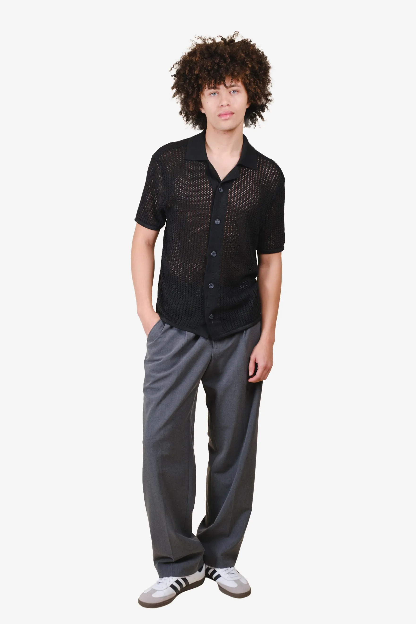 Loose Knit Camp Shirt sold by Brooklyn Cloth product image thumbnail 4