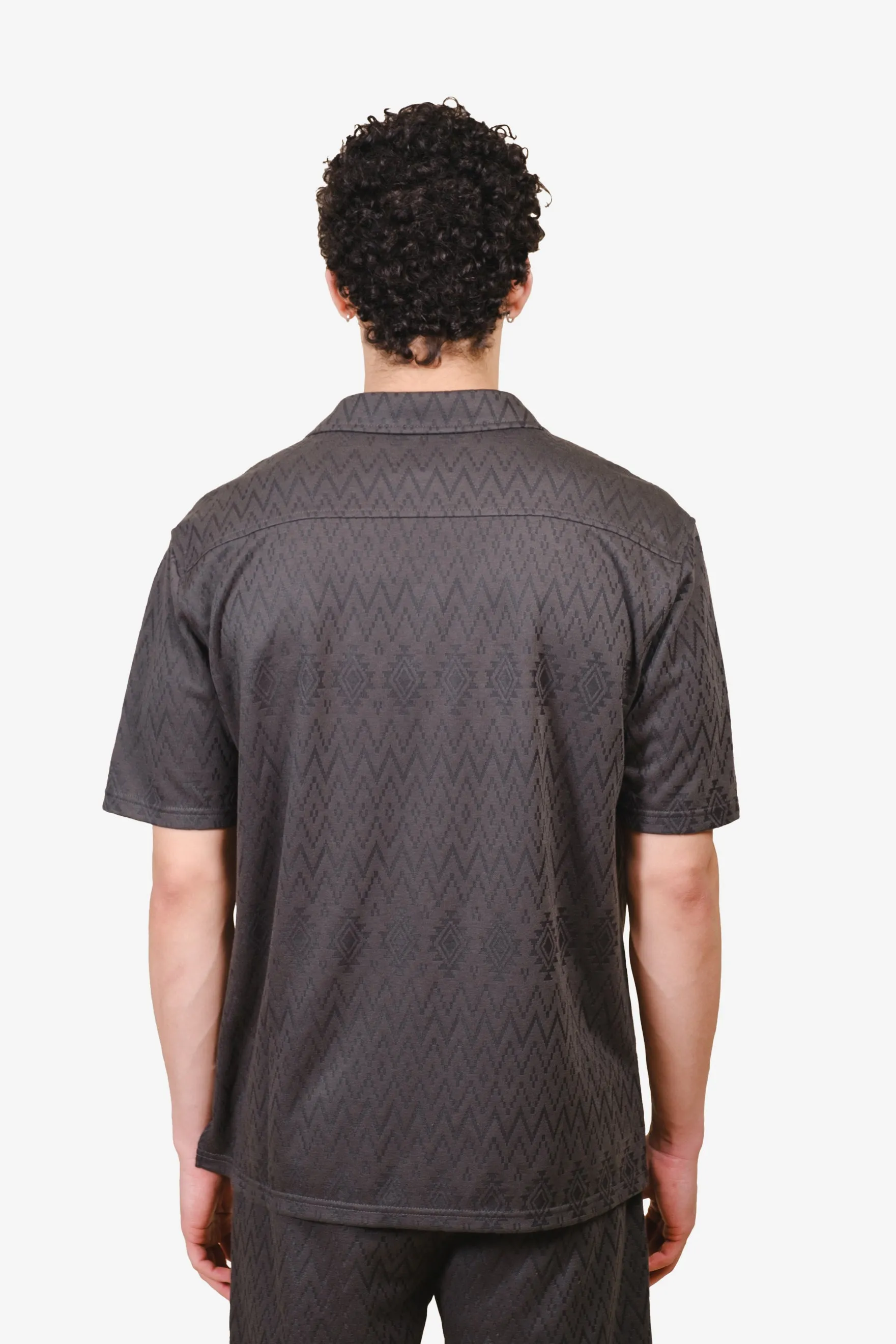Aztec Jacquard Knit Shirt sold by Brooklyn Cloth product image thumbnail 3
