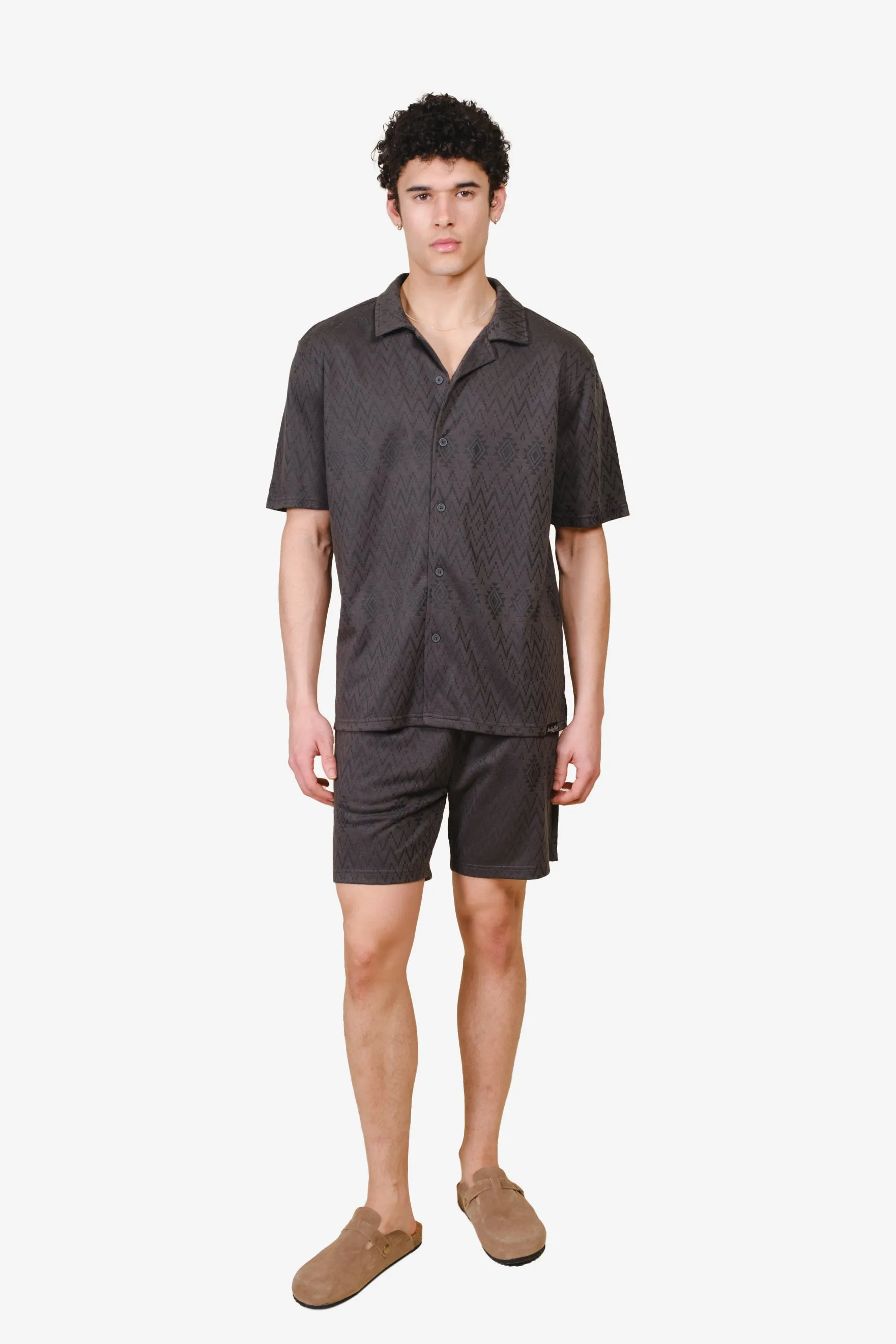 Aztec Jacquard Knit Shirt sold by Brooklyn Cloth product image thumbnail 4