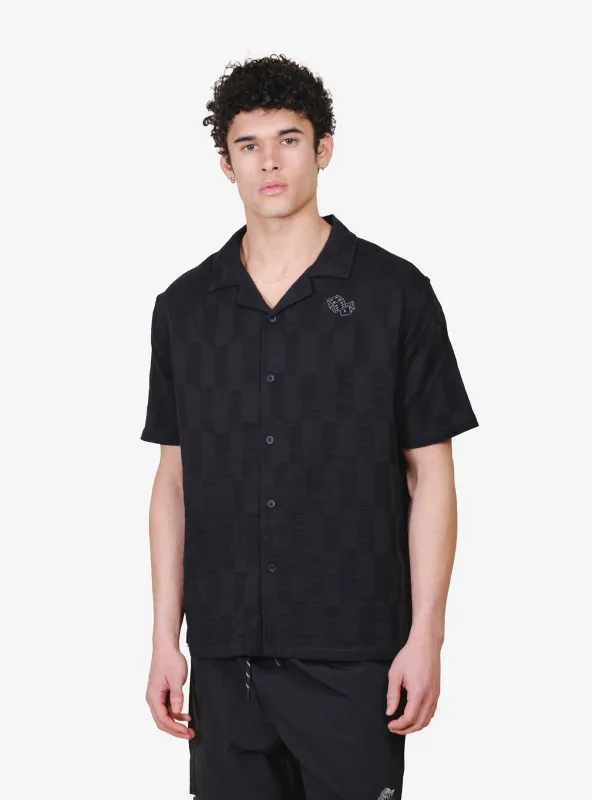 Dice Jacquard Woven Shirt sold by Brooklyn Cloth
