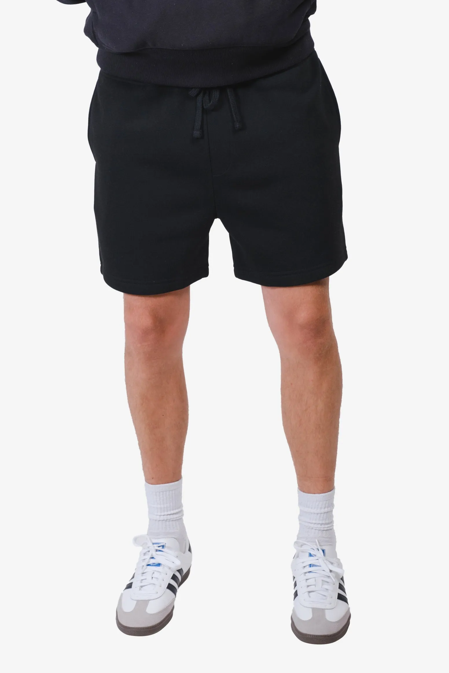 5" Inseam Zip Pocket Fleece Short sold by Brooklyn Cloth