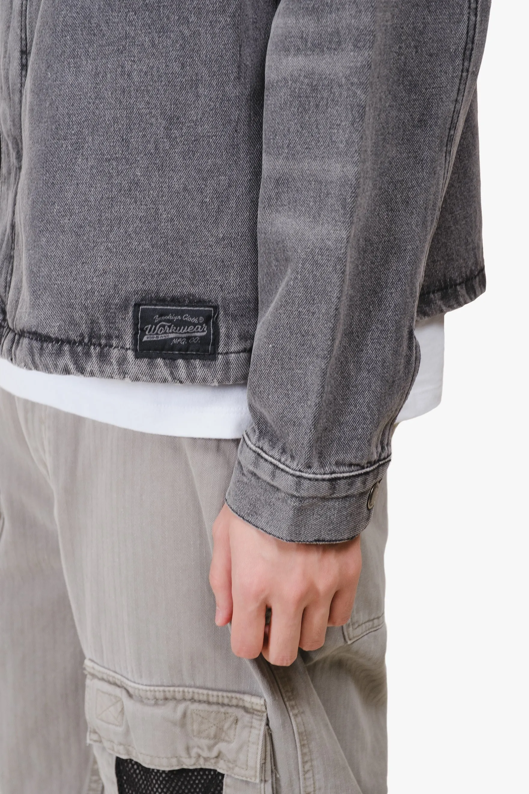 Denim Shirt Jacket sold by Brooklyn Cloth product image thumbnail 4