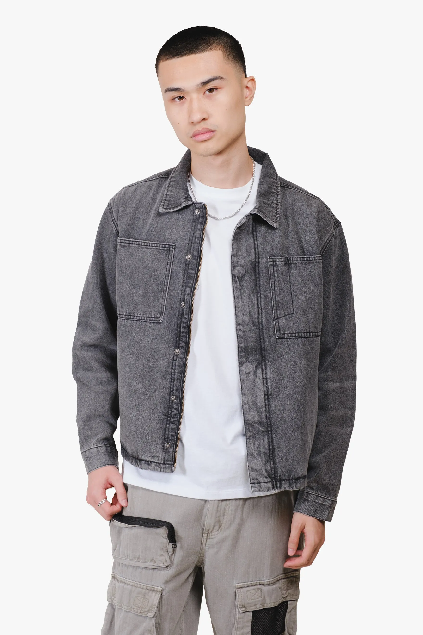 Denim Shirt Jacket sold by Brooklyn Cloth