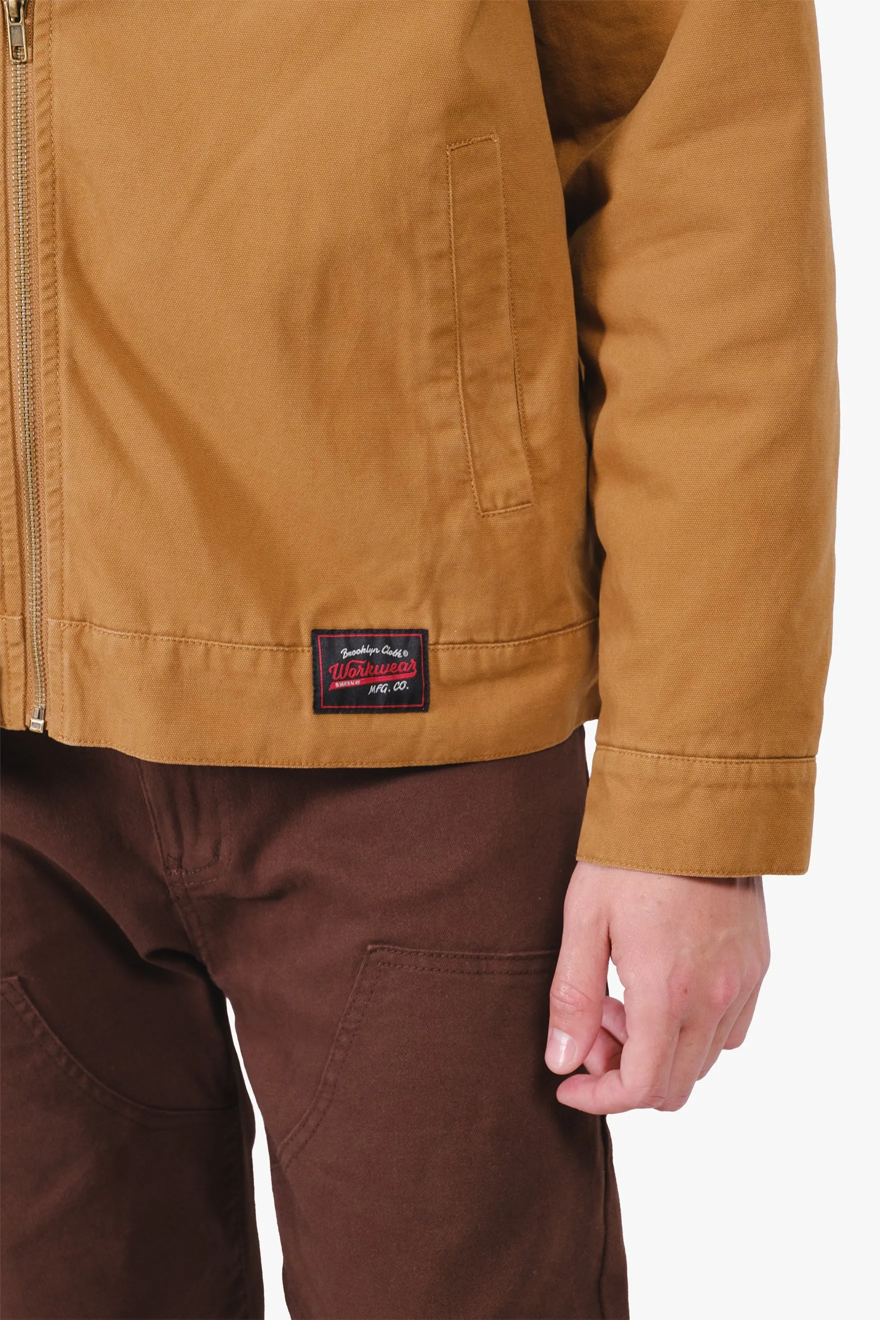 Lined Washed Canvas Jacket sold by Brooklyn Cloth product image thumbnail 4