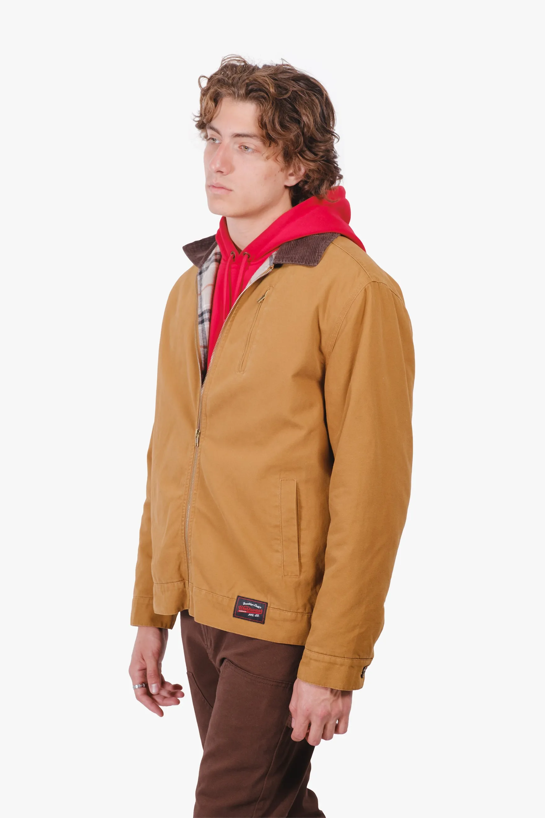 Lined Washed Canvas Jacket sold by Brooklyn Cloth product image thumbnail 3