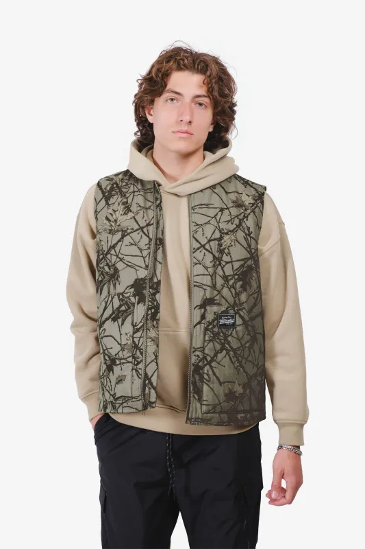 Tree Camo Canvas Vest sold by Brooklyn Cloth