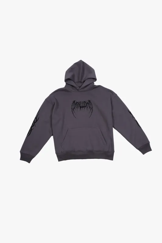 Heavy Weight Fallen Hoodie sold by Brooklyn Cloth