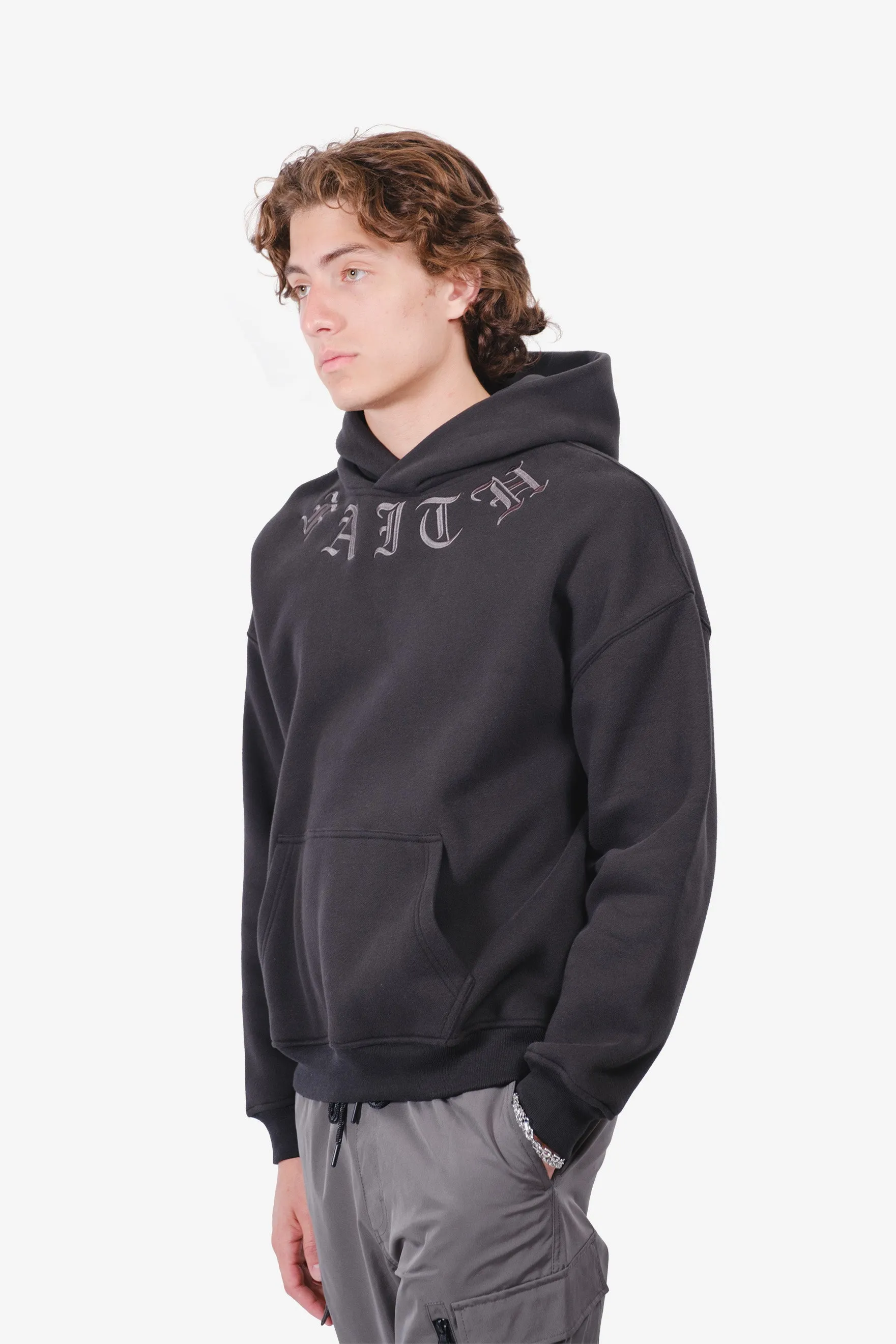 Heavy Weight Faith Fleece Hoodie sold by Brooklyn Cloth product image thumbnail 2