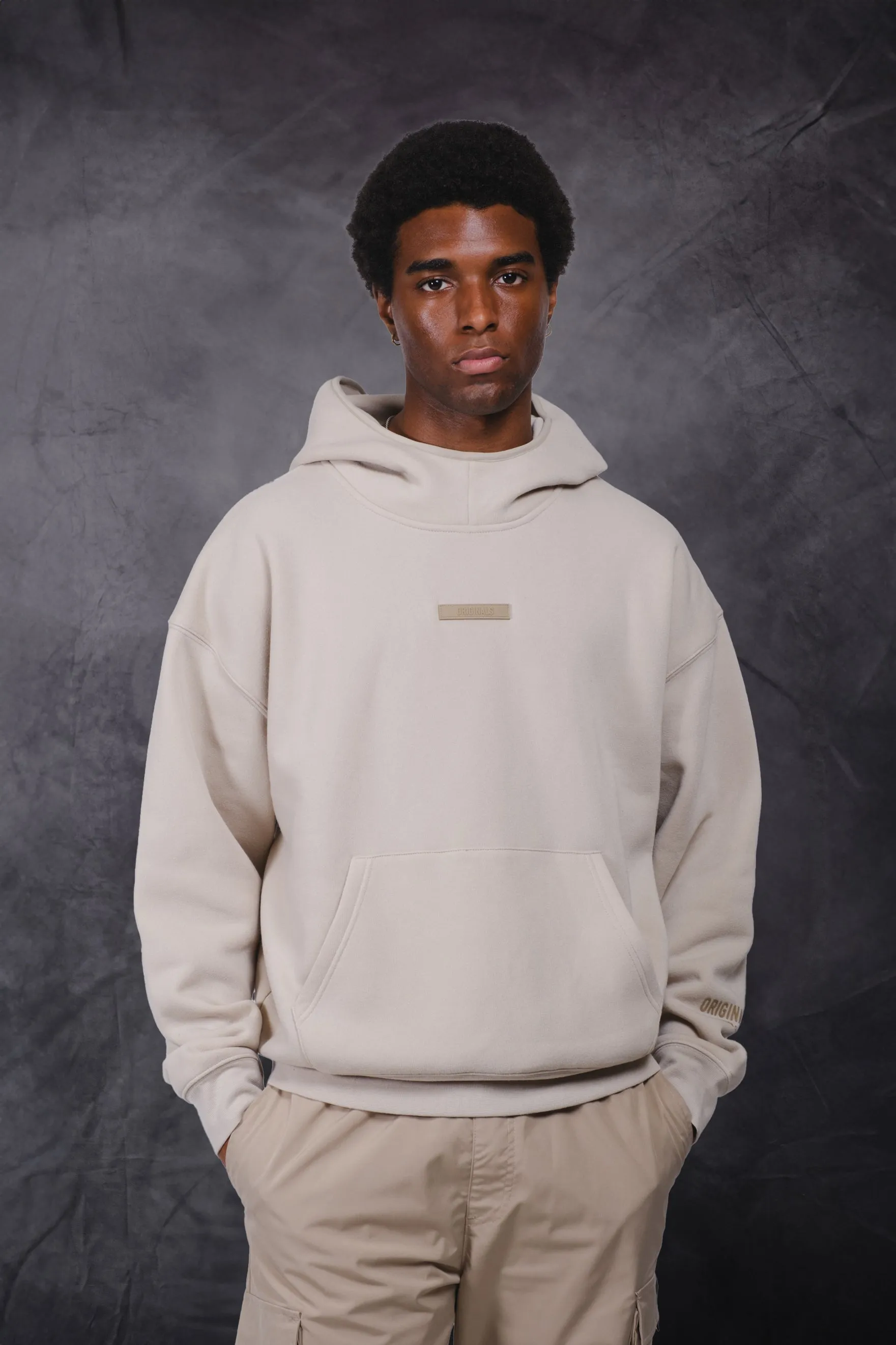 Originals Rubber Patch Hoodie sold by Brooklyn Cloth