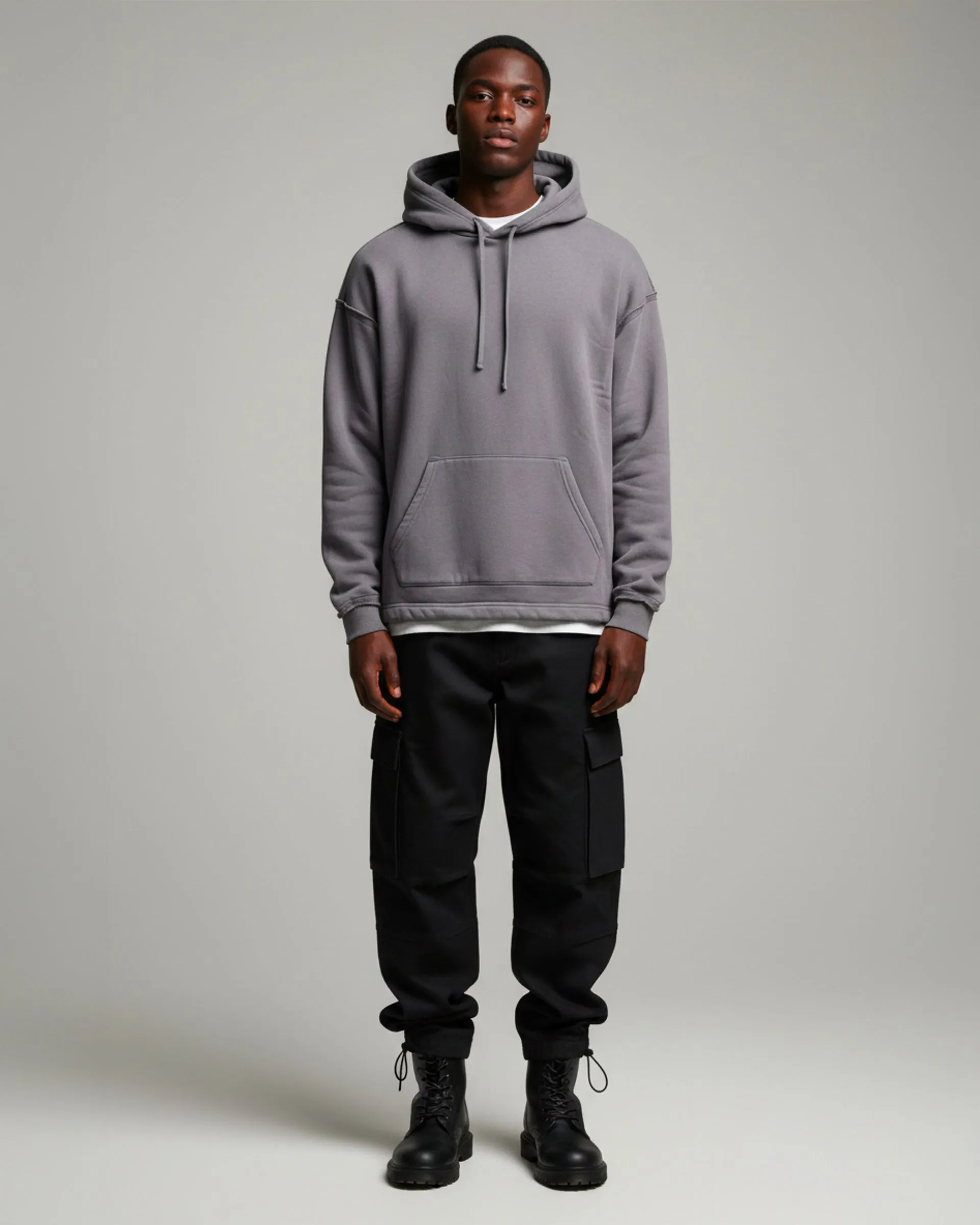Boxy Originals Heavy Weight Reverse Seam Hoodie sold by Brooklyn Cloth product image thumbnail 4
