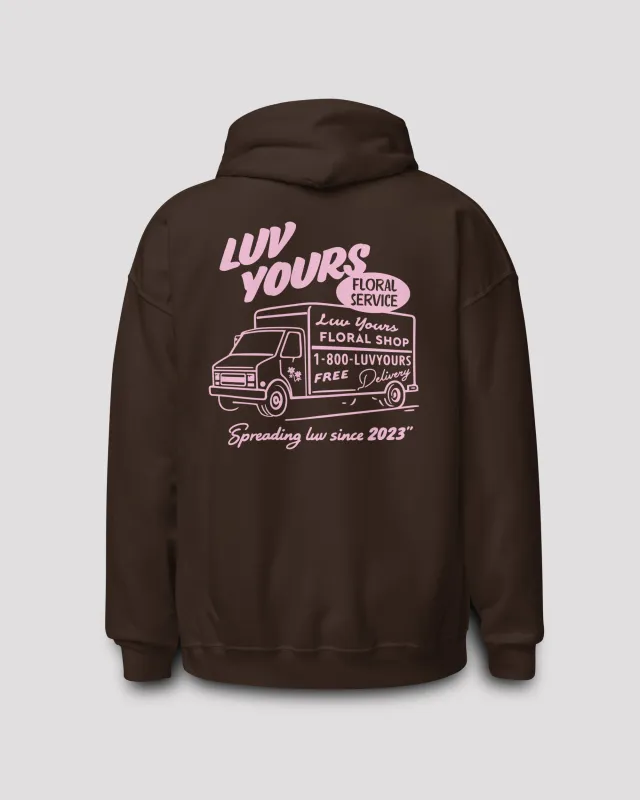 Luv Yours: Floral Shop Edition Hoodie sold by Brooklyn Cloth