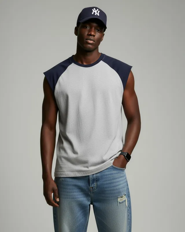 Boxy Muscle Tee made by Brooklyn Cloth