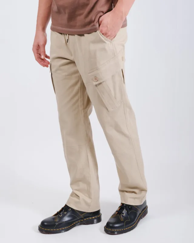 Cargo Pocket Twill Pant made by Brooklyn Cloth
