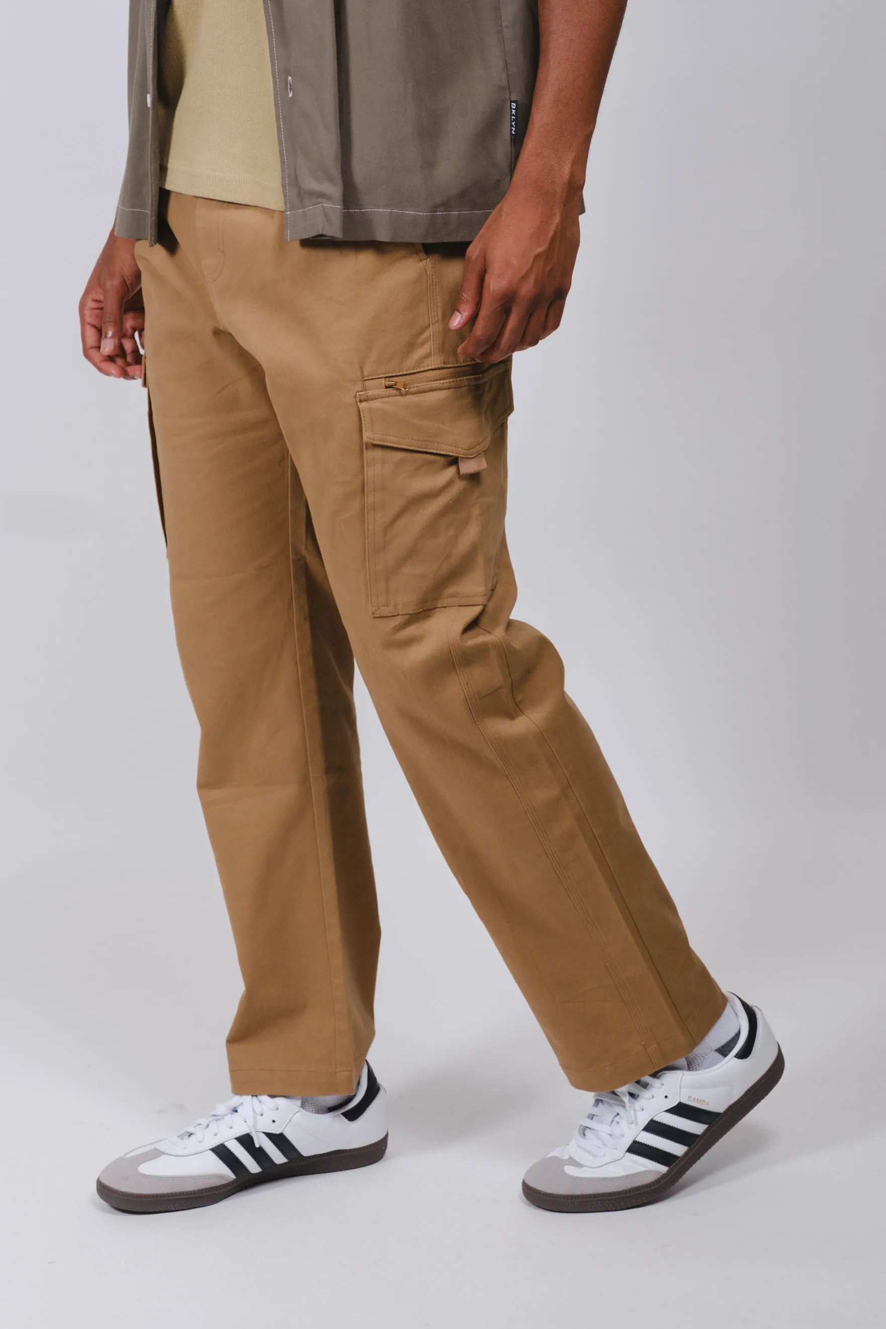 Cargo Pocket Zip Twill Pant sold by Brooklyn Cloth product image thumbnail 2