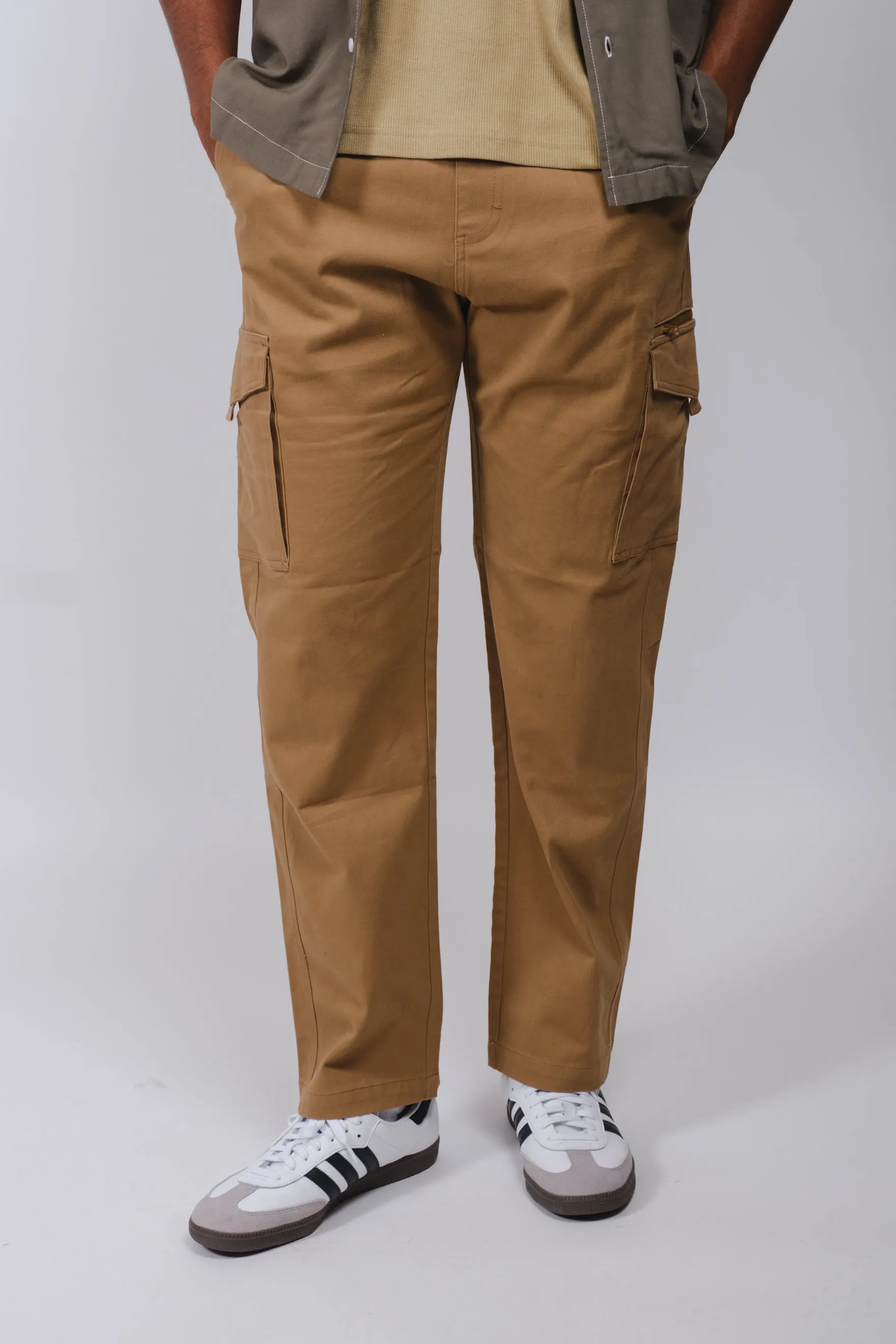 Cargo Pocket Zip Twill Pant sold by Brooklyn Cloth