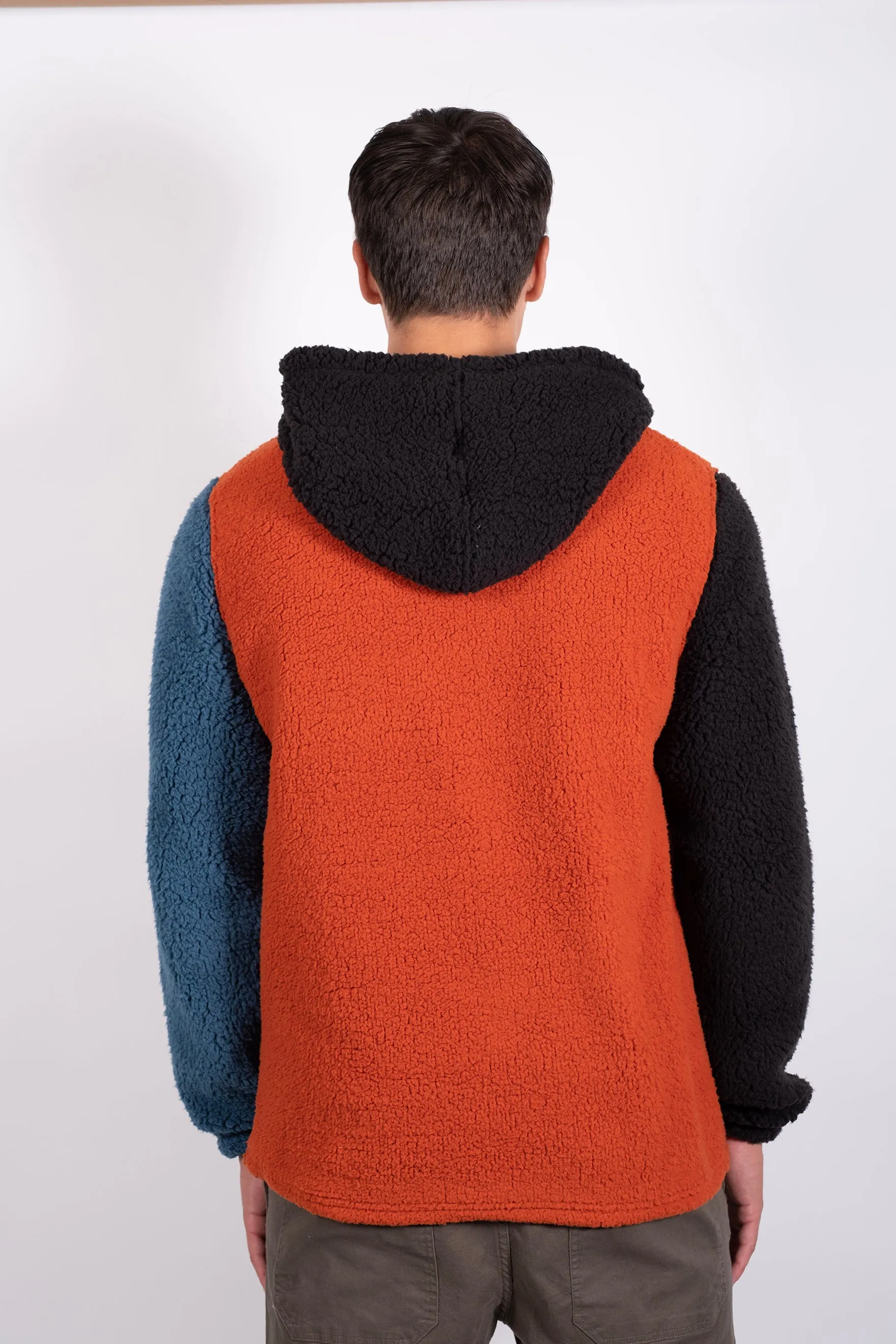 Sherpa Colorblock Bungee Hoodie sold by Brooklyn Cloth product image thumbnail 4