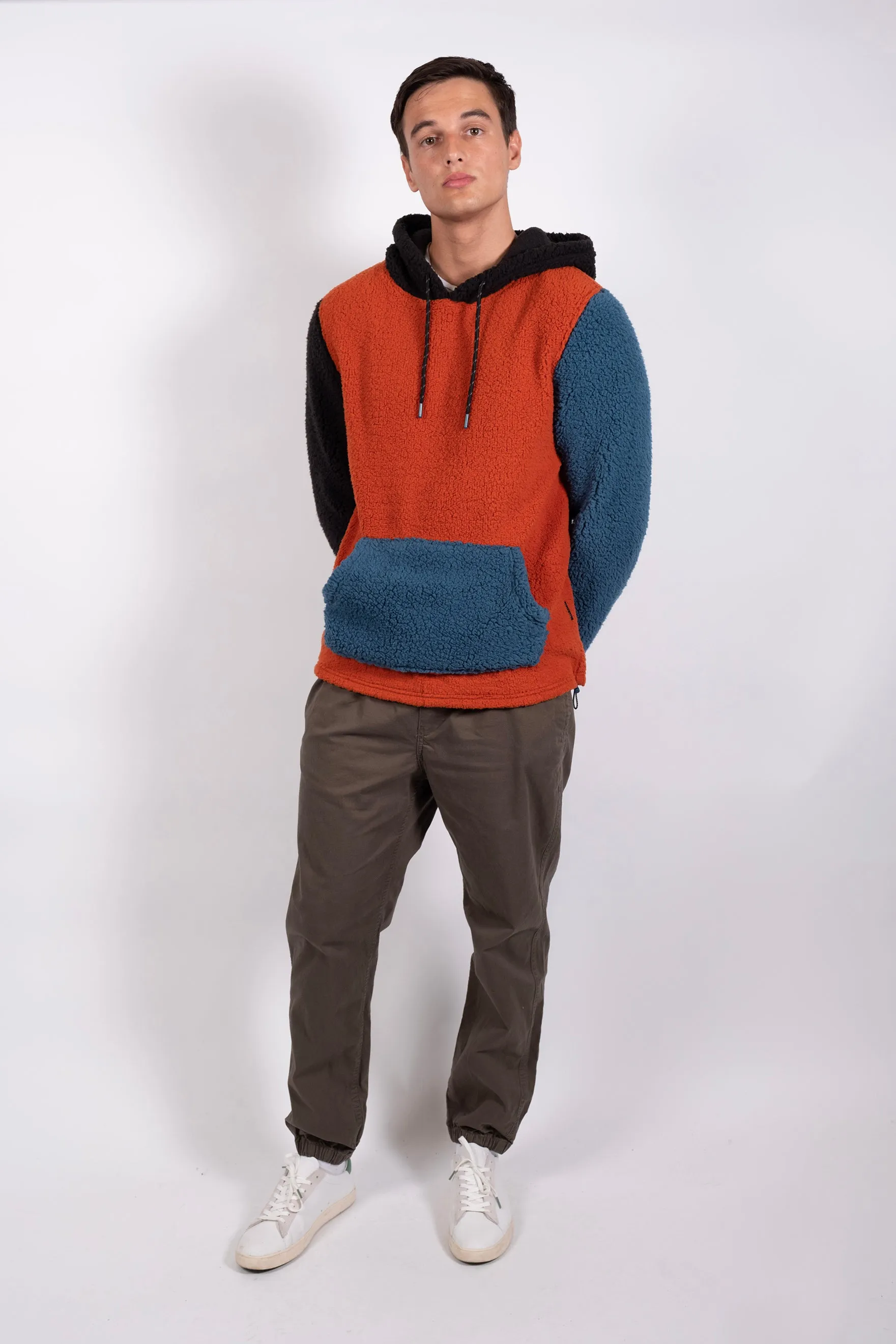 Sherpa Colorblock Bungee Hoodie sold by Brooklyn Cloth product image thumbnail 3