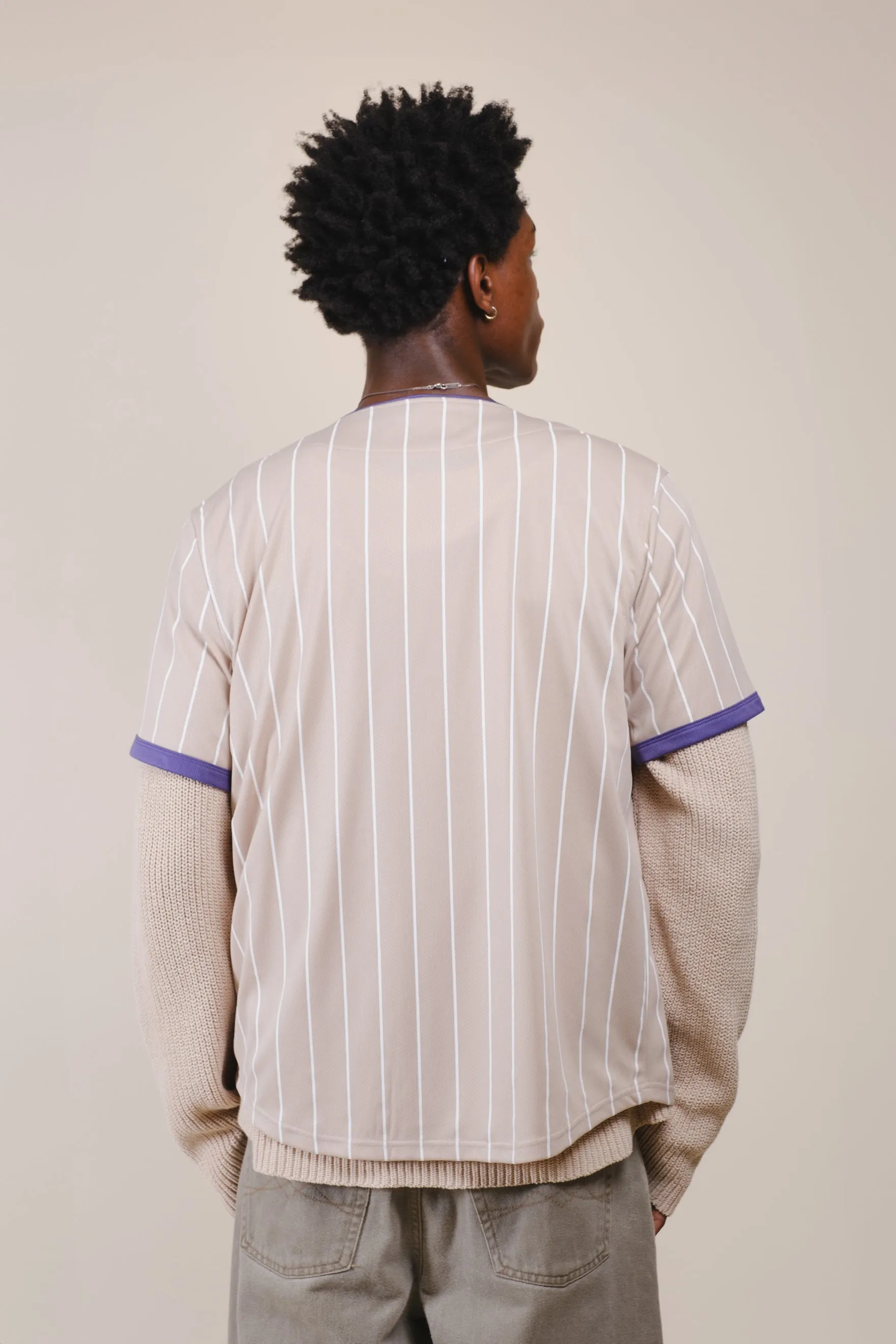 LA Pinstripe Baseball Jersey sold by Brooklyn Cloth product image thumbnail 3