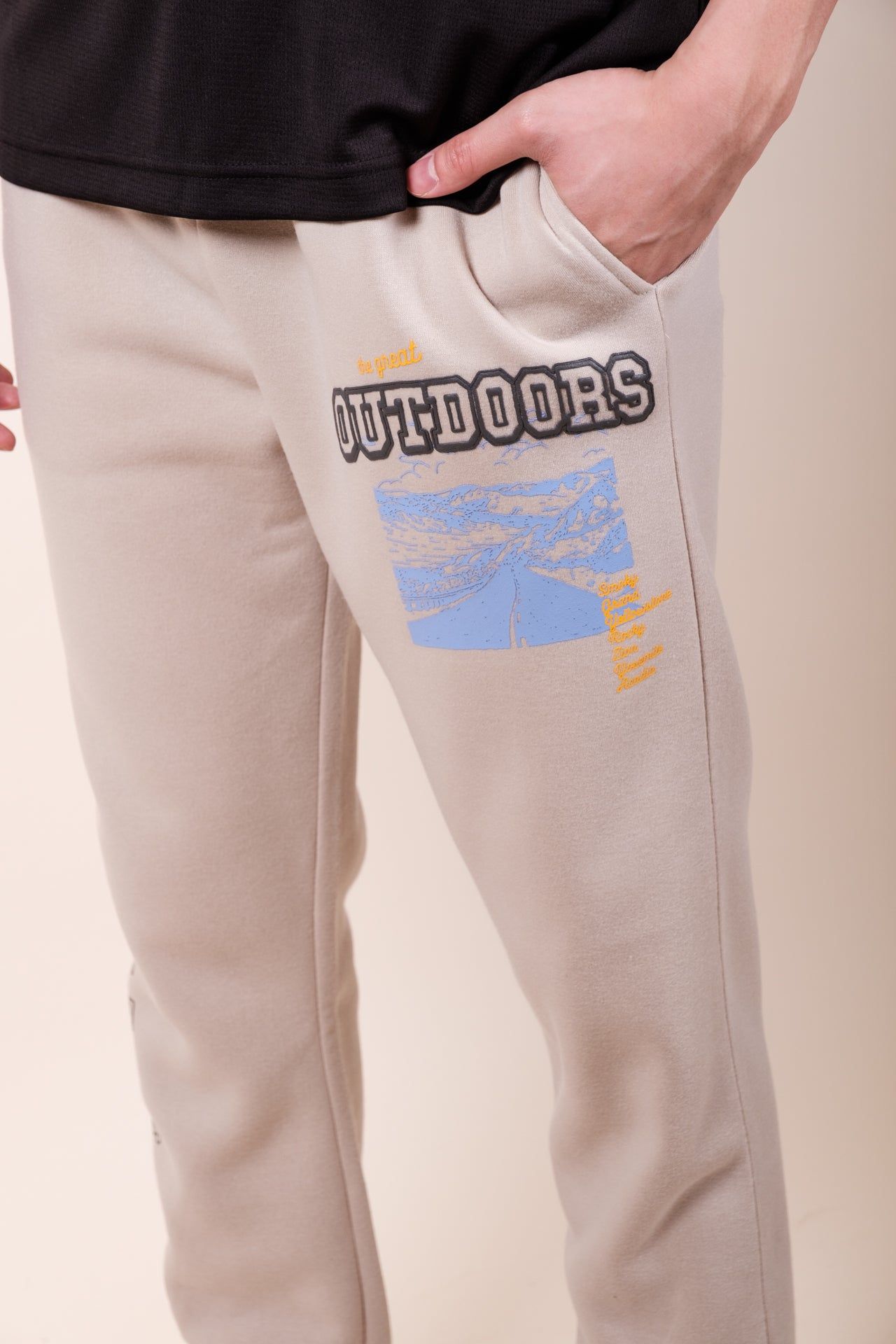 The Great Outdoors Sand Fleece Sweatpants sold by Brooklyn Cloth product image thumbnail 3