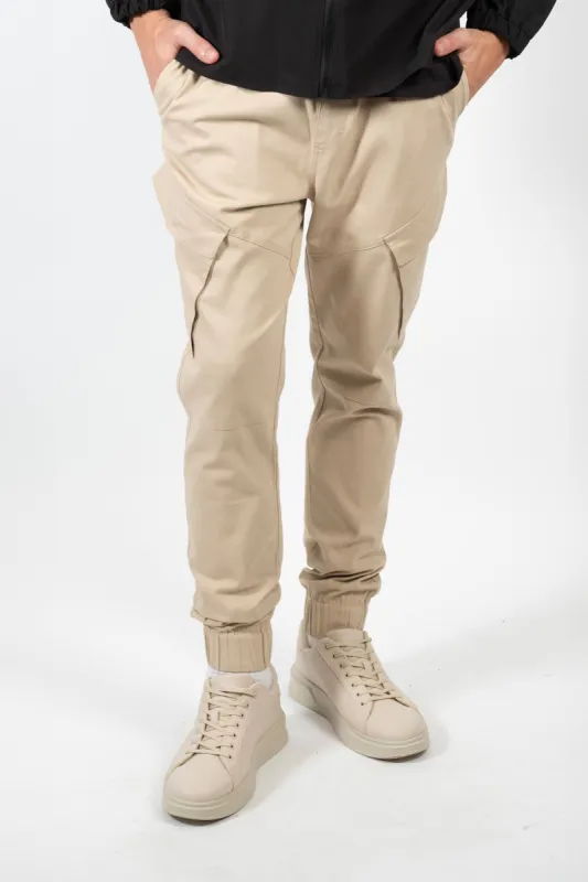 Diagonal Cargo Pocket Twill Jogger sold by Brooklyn Cloth