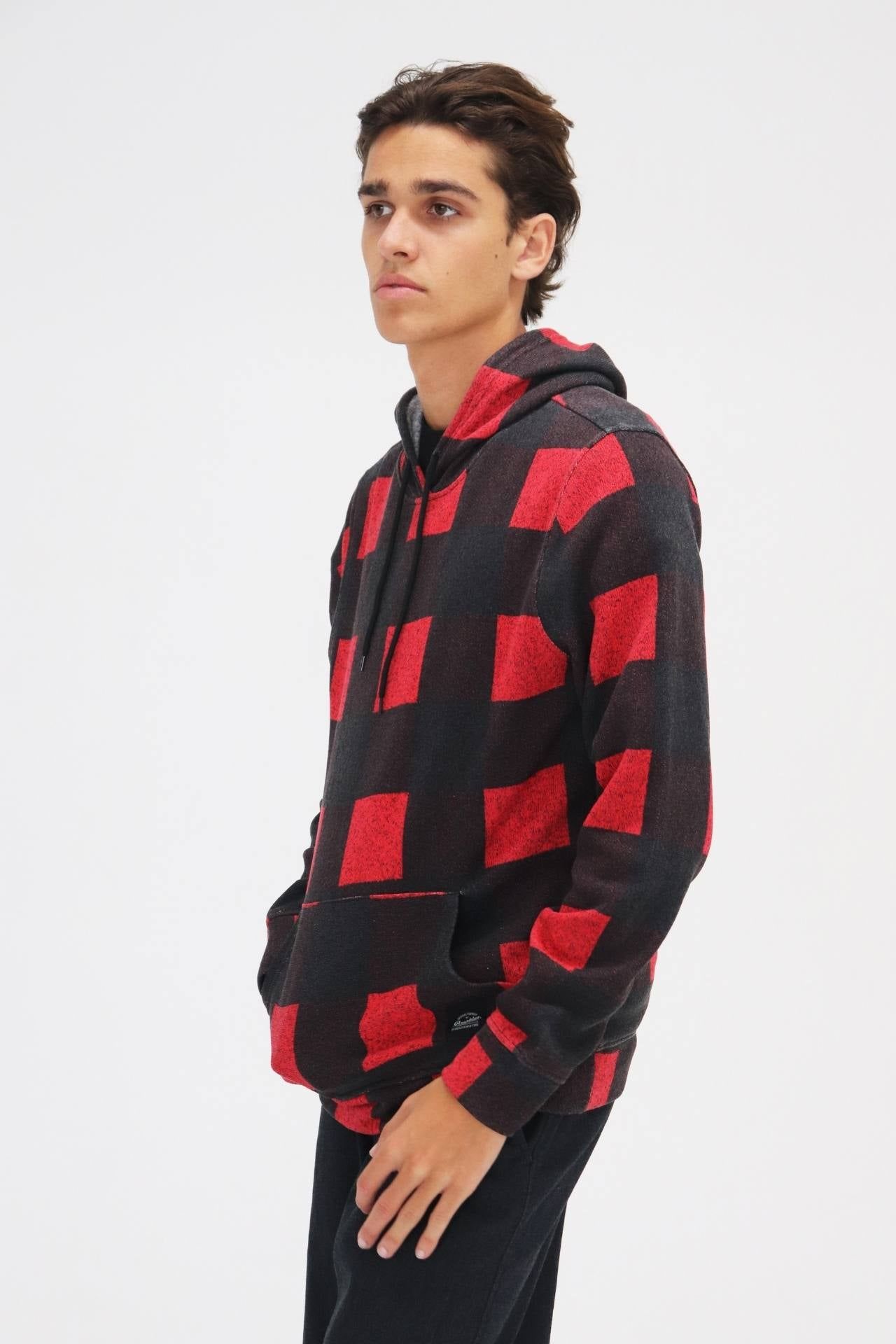 Red Plaid Cozy Pullover sold by Brooklyn Cloth product image thumbnail 5