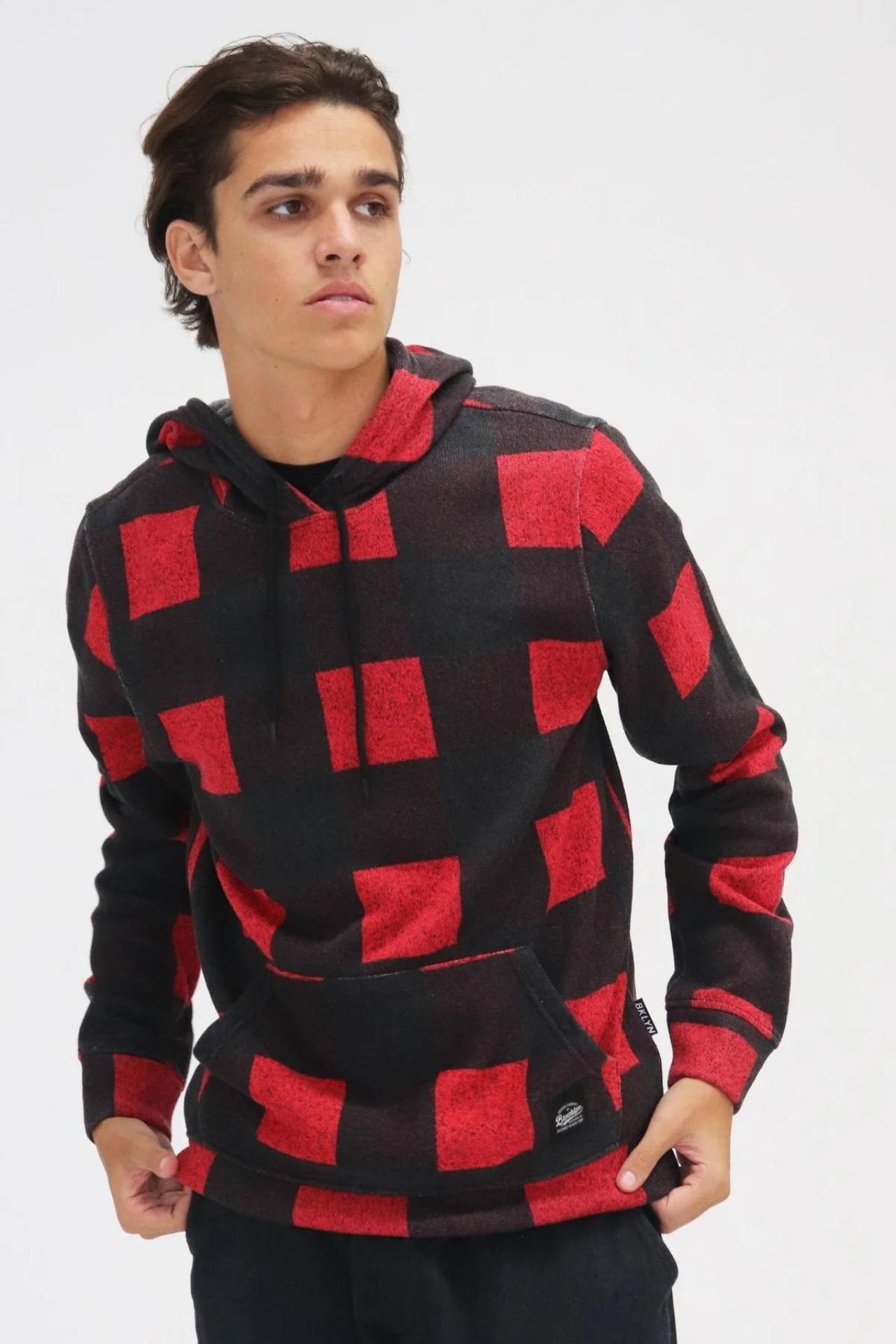 Red Plaid Cozy Pullover sold by Brooklyn Cloth product image thumbnail 2