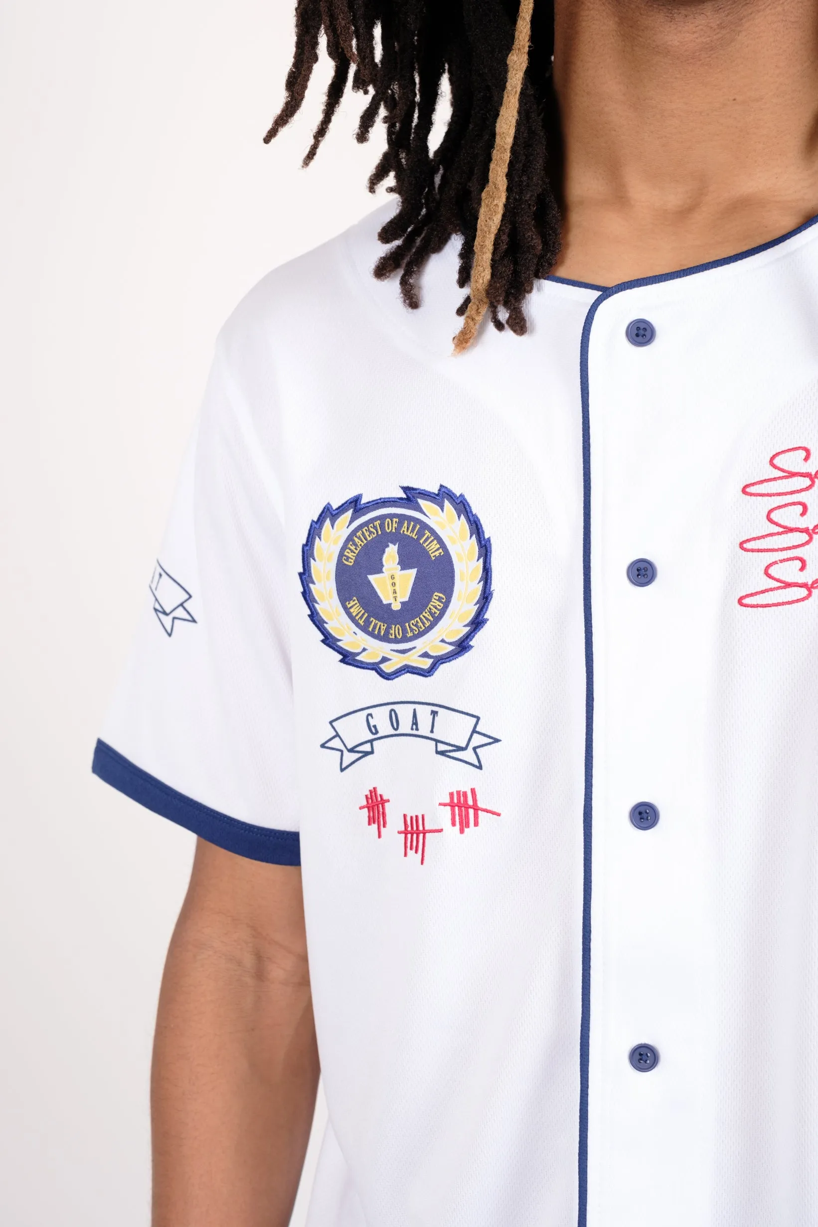 Goat Baseball Jersey sold by Brooklyn Cloth product image thumbnail 2