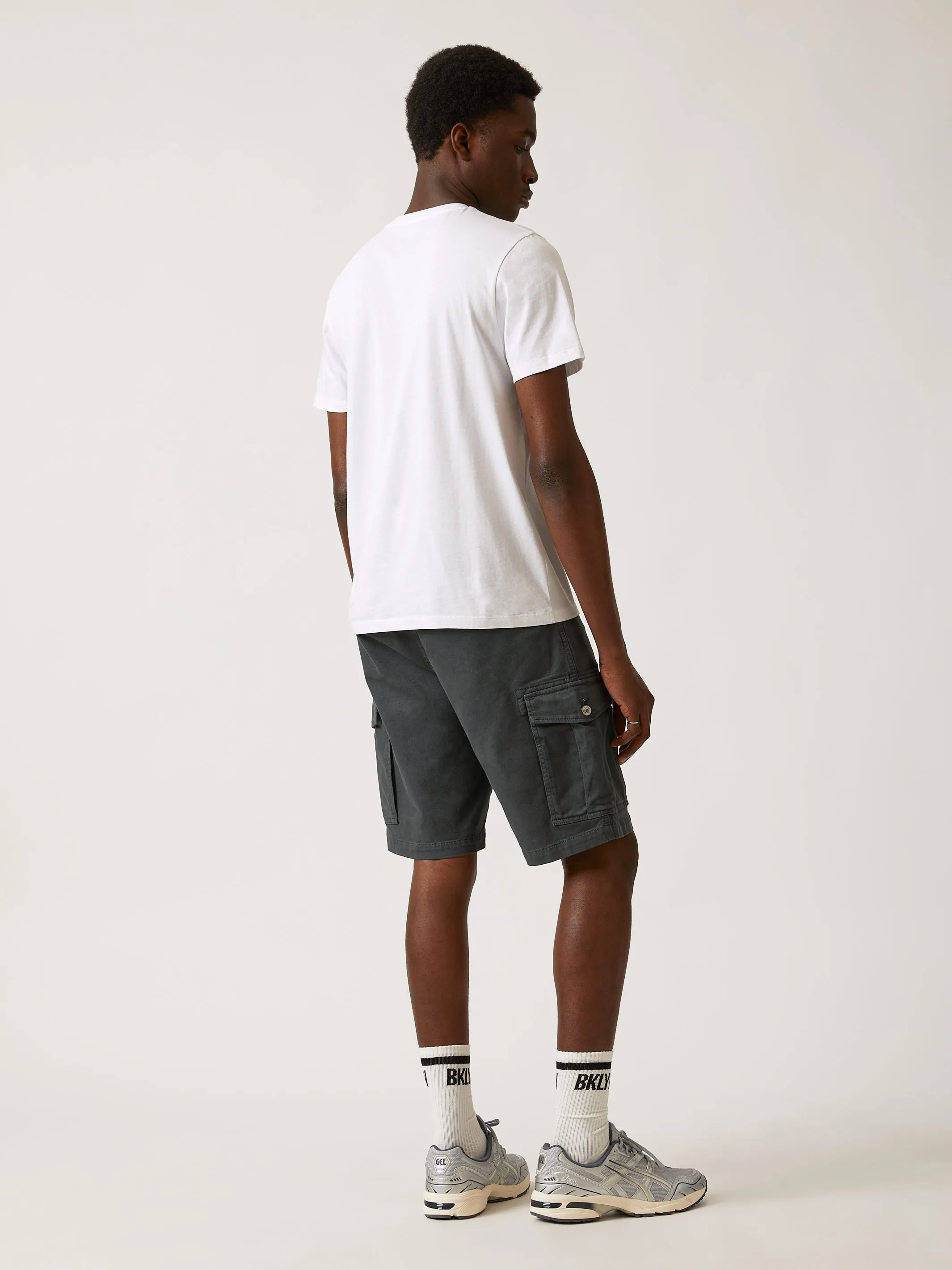 Men's Cargo Shorts in Asphalt sold by Brooklyn Industries product image thumbnail 4