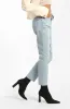Court High Rise Cropped Straight Leg Jeans in Bleached Denim sold by Brooklyn Industries