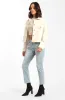 Court High Rise Cropped Straight Leg Jeans in Bleached Denim sold by Brooklyn Industries