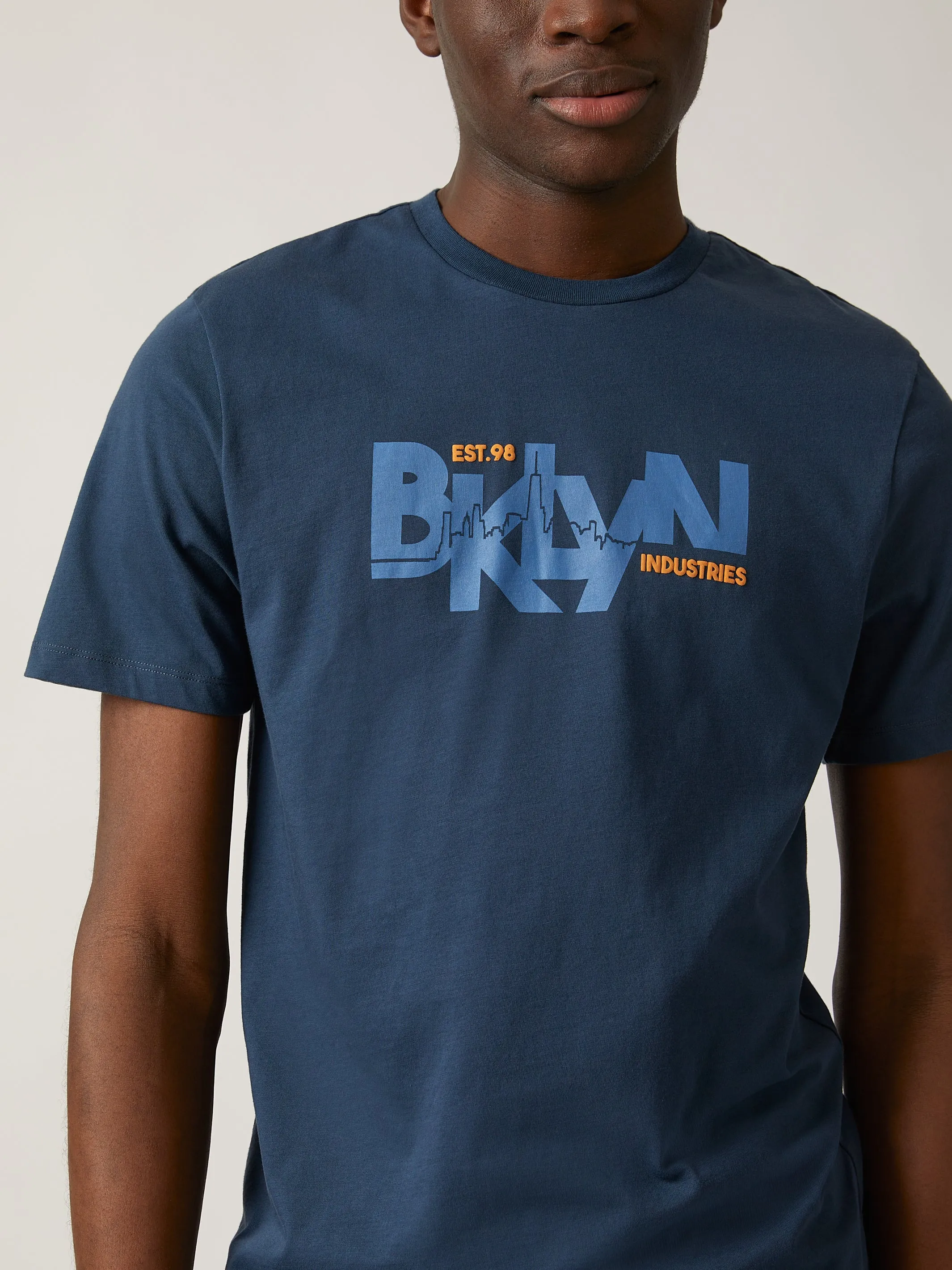 Men's Brooklyn T-shirt in Moonlit Ocean sold by Brooklyn Industries product image thumbnail 5