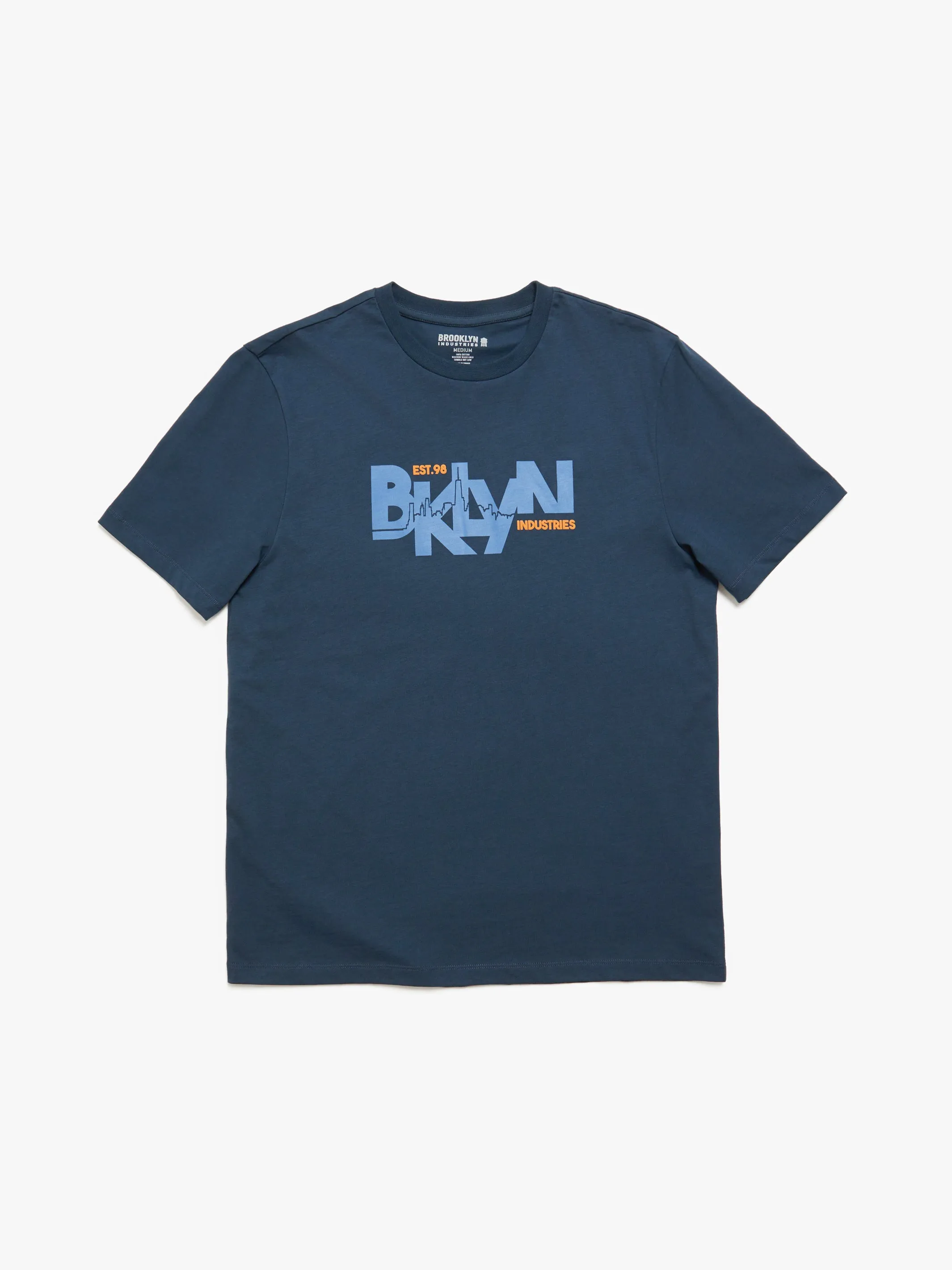 Men's Brooklyn T-shirt in Moonlit Ocean sold by Brooklyn Industries