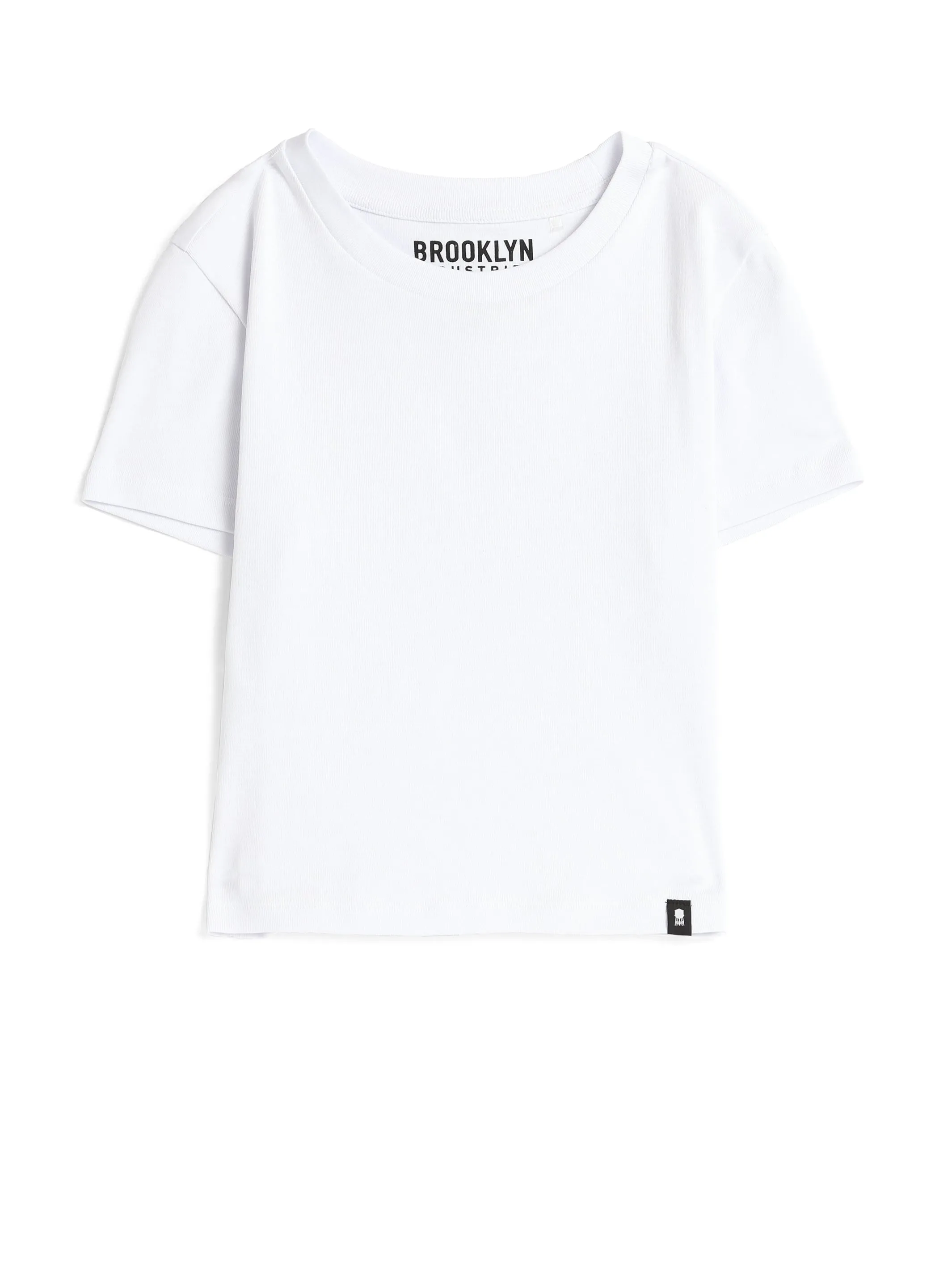 Women's Basic Crew Neck Cropped T-Shirt sold by Brooklyn Industries