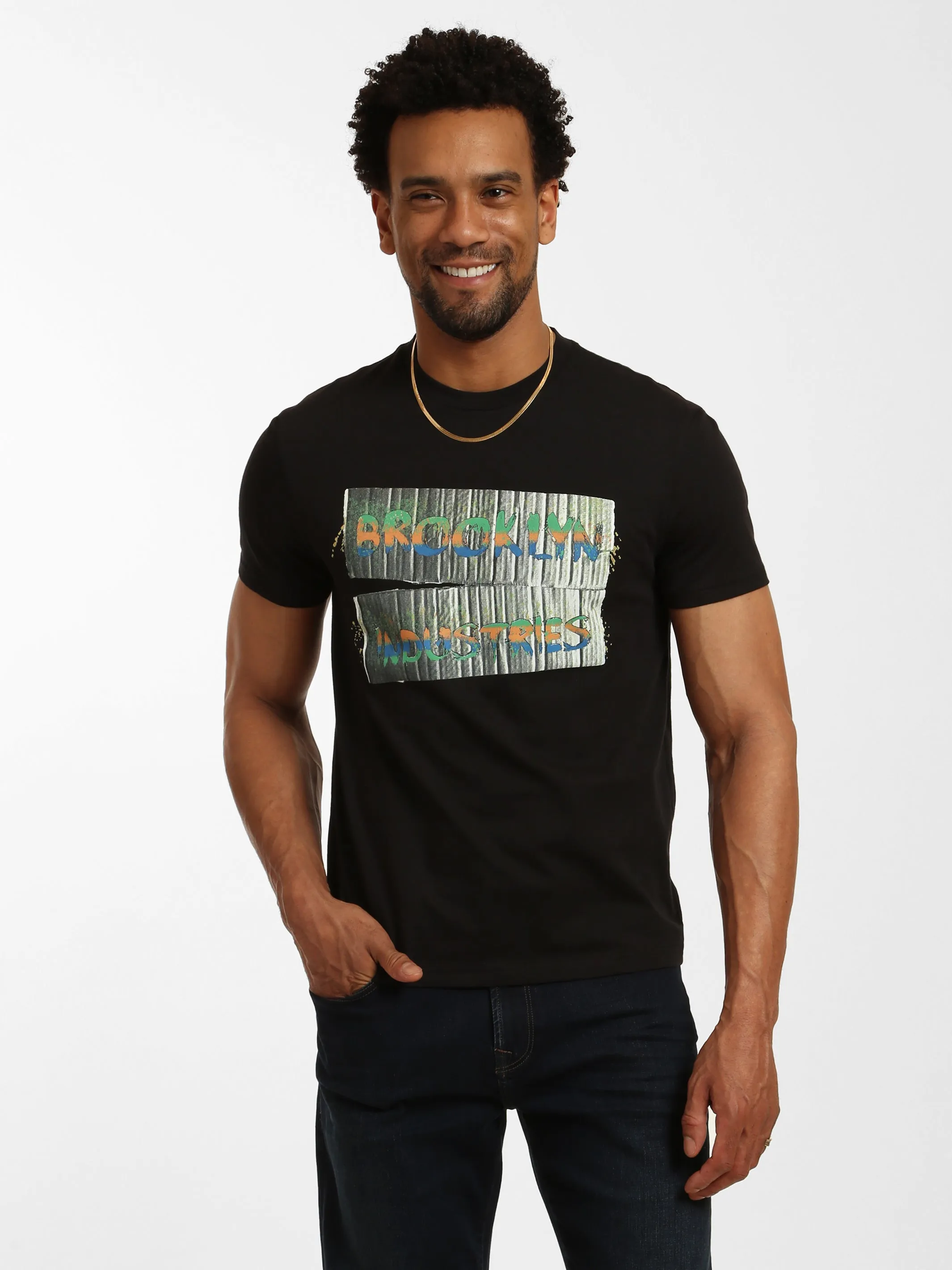 Men's Brooklyn Rough T-Shirt sold by Brooklyn Industries product image thumbnail 3